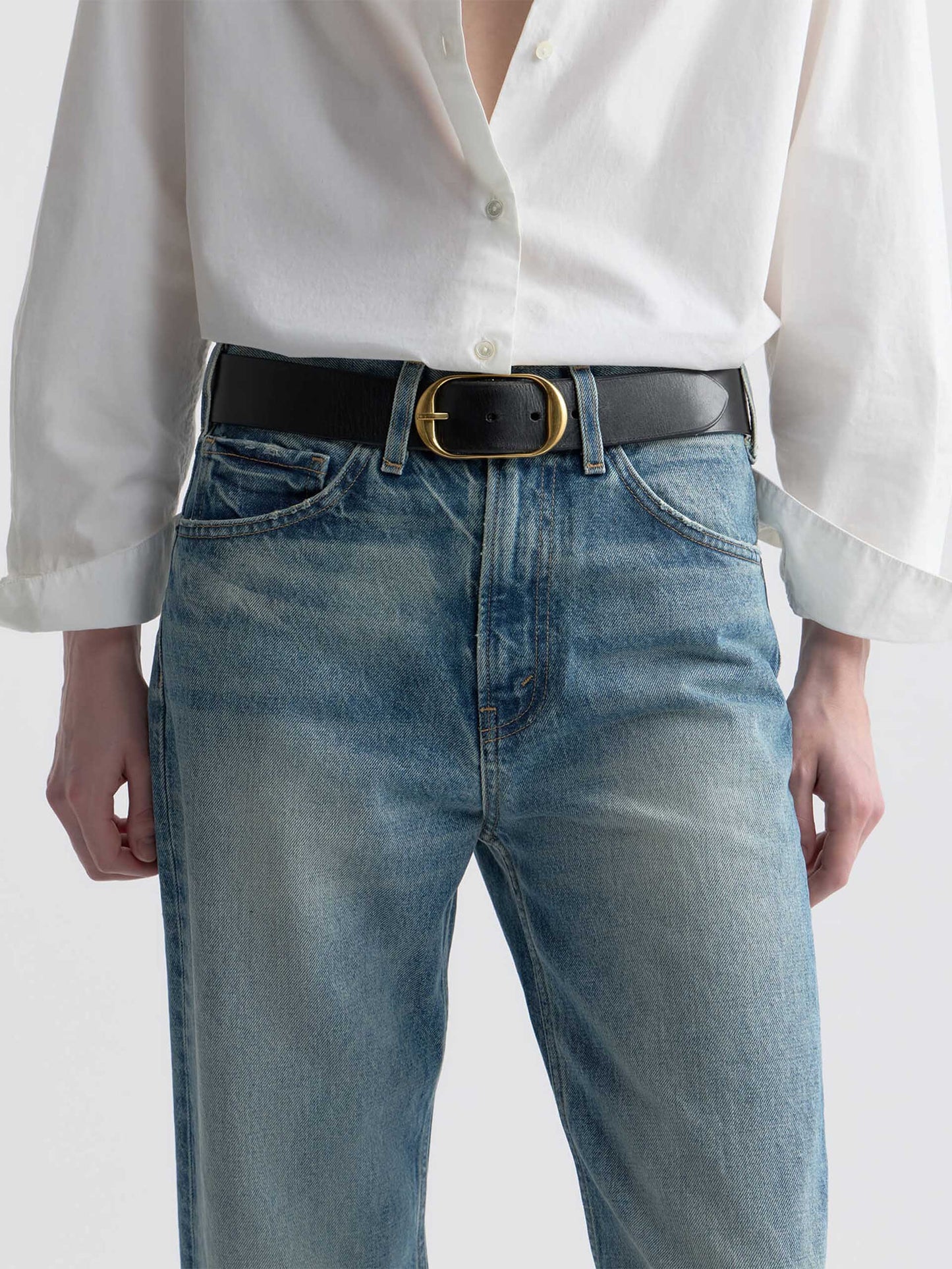 NILI LOTAN - Straight Jeans Mitchell für Damen Indigoblau - Summer Wash