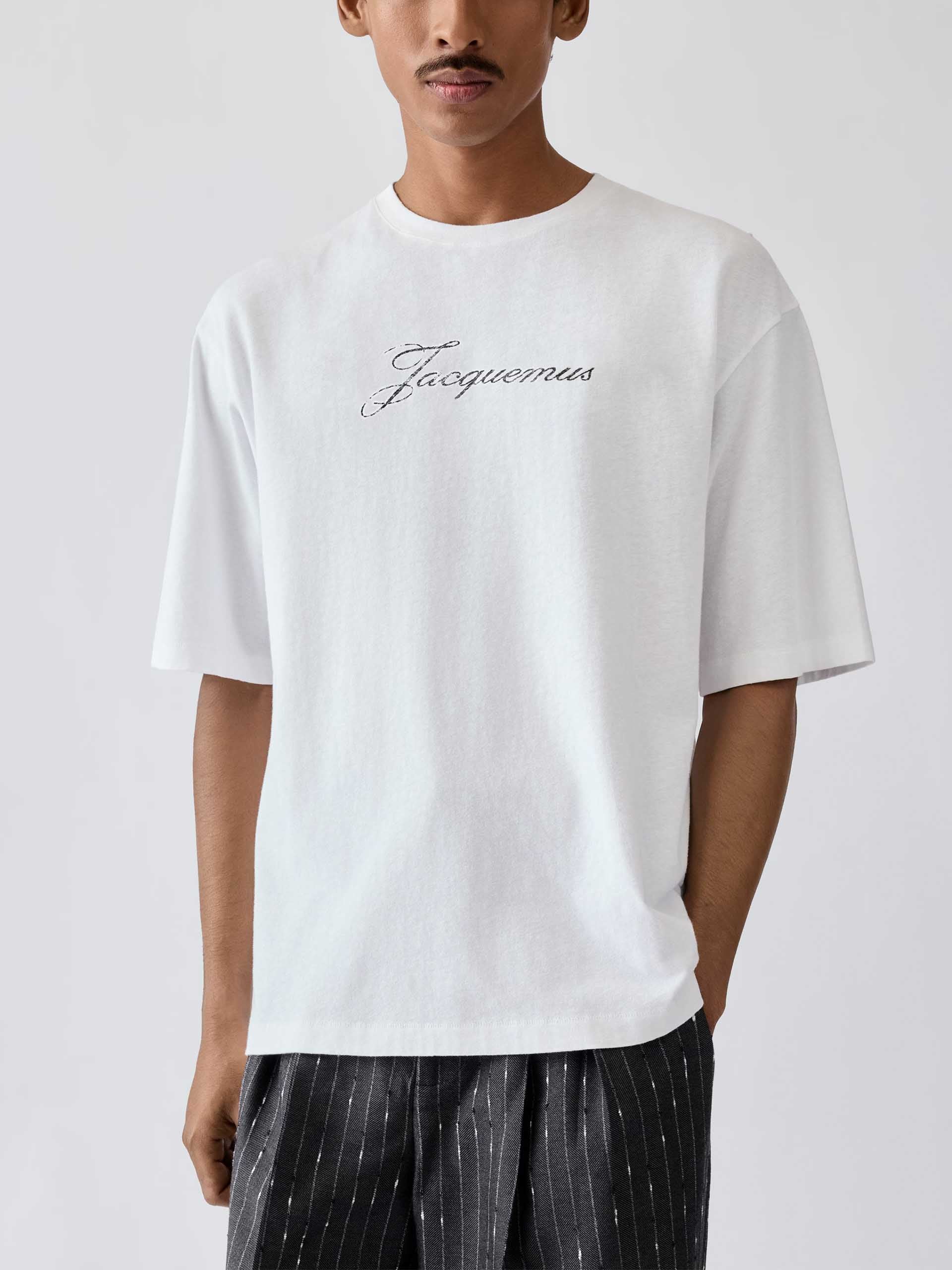 JACQUEMUS - T-shirt with Jacquemus logo print for men – NEW TAKE FIVE