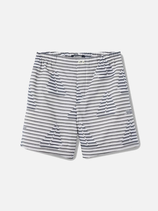 JACQUEMUS - Gestreifte Shorts Caleçon für Herren