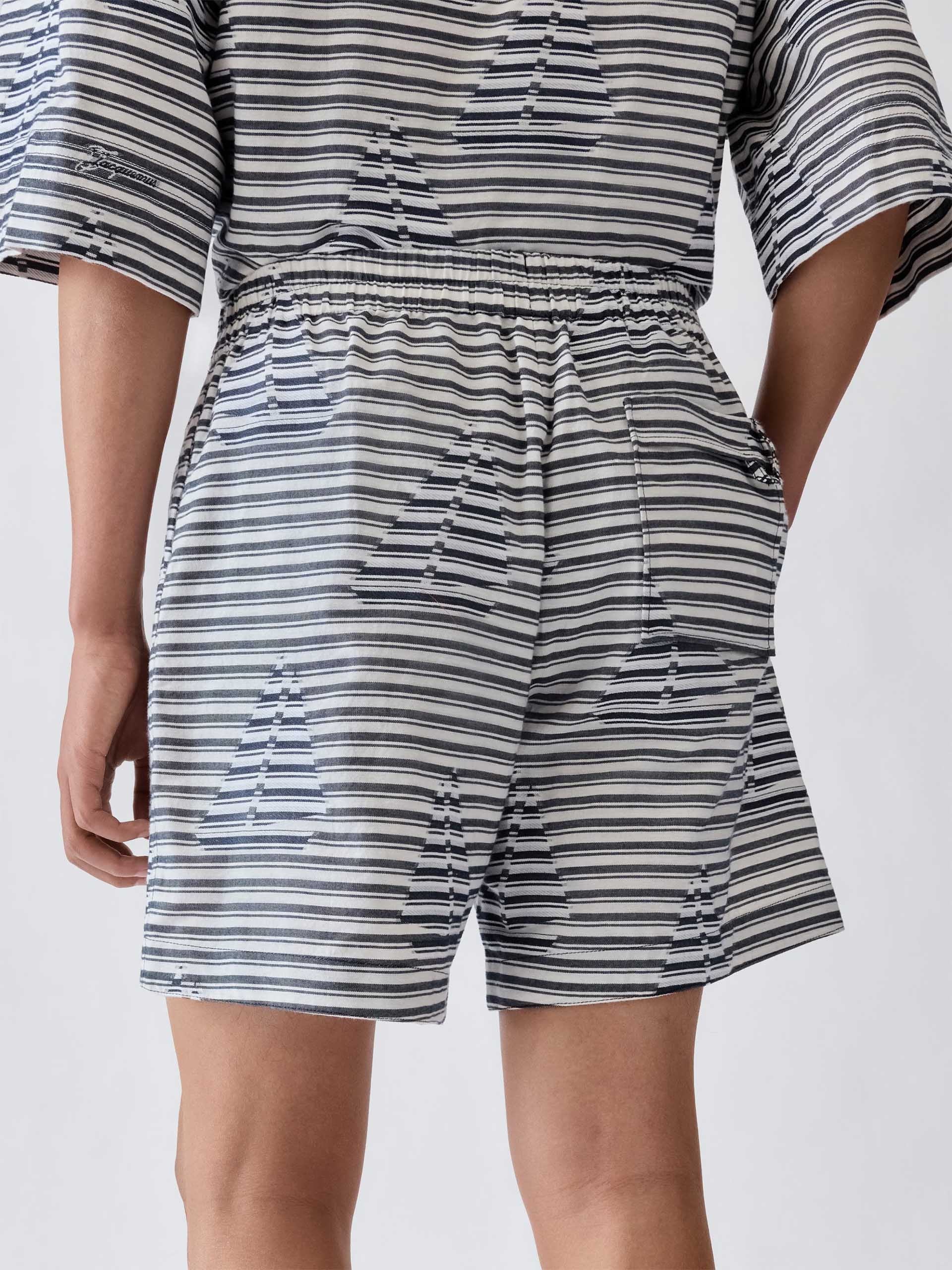JACQUEMUS - Gestreifte Shorts Caleçon für Herren