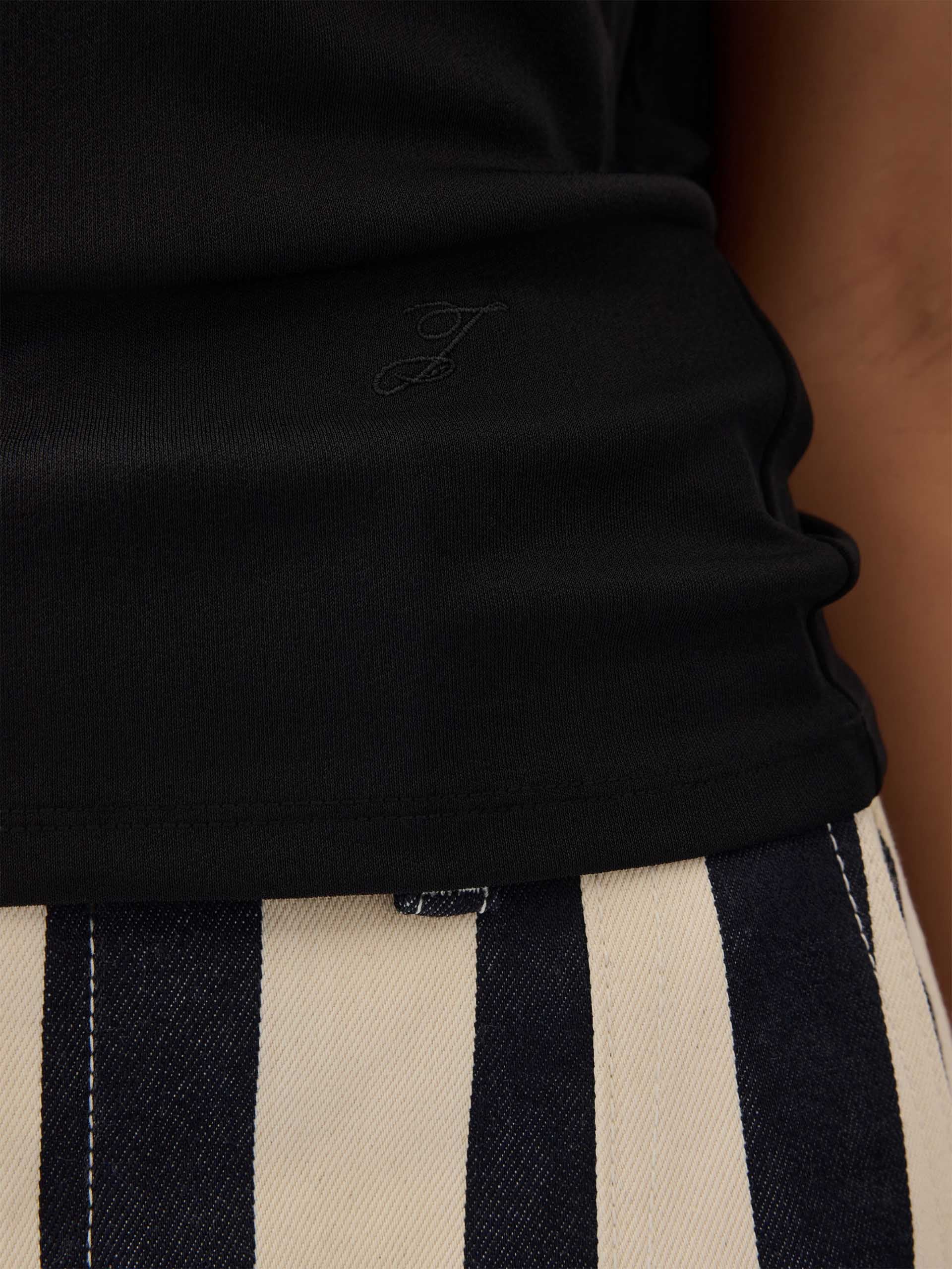 JACQUEMUS - Kurzarm-Top Mistral für Damen Schwarz - Black
