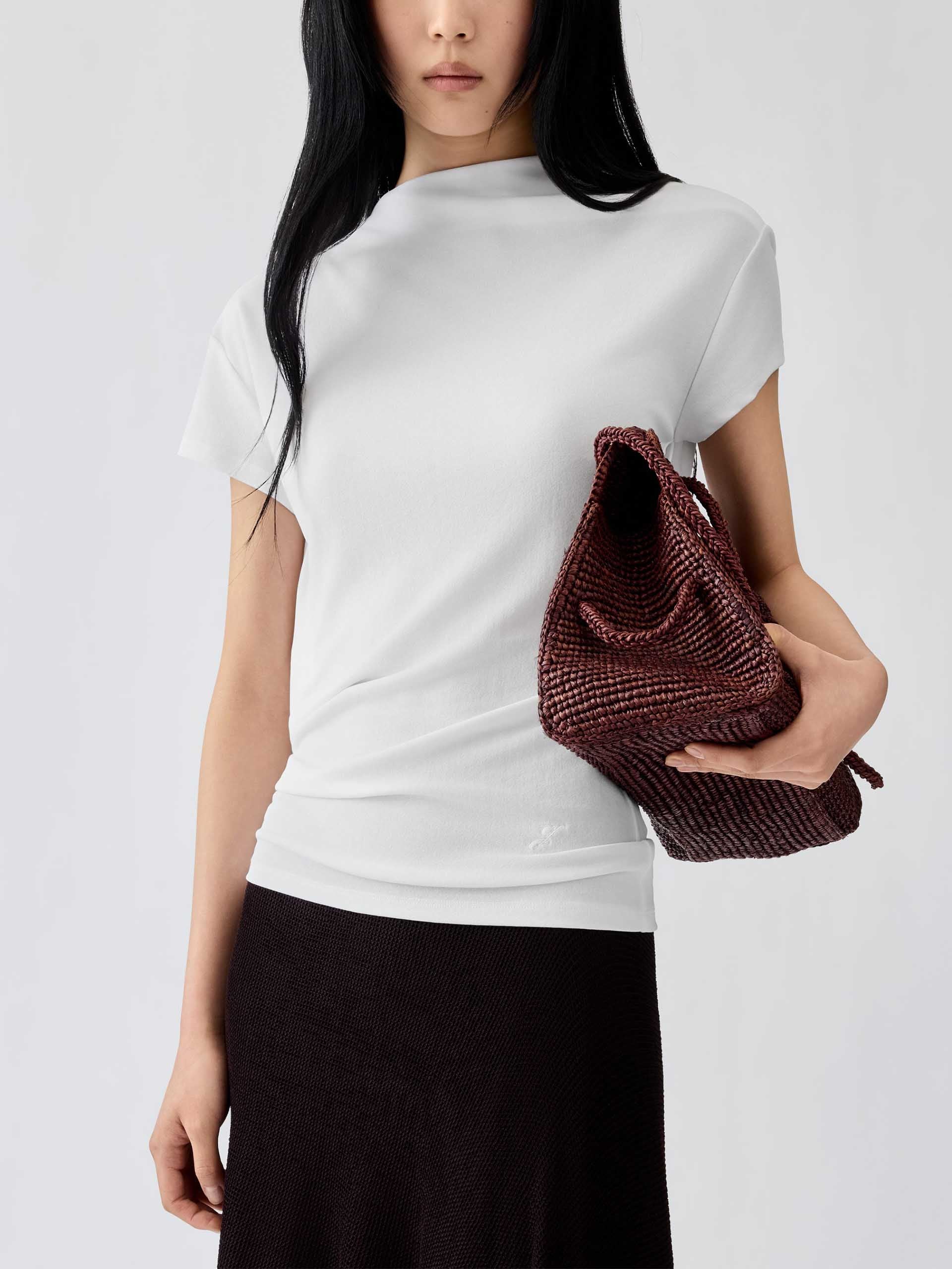 JACQUEMUS - Kurzarm-Top Mistral für Damen Weiß - White