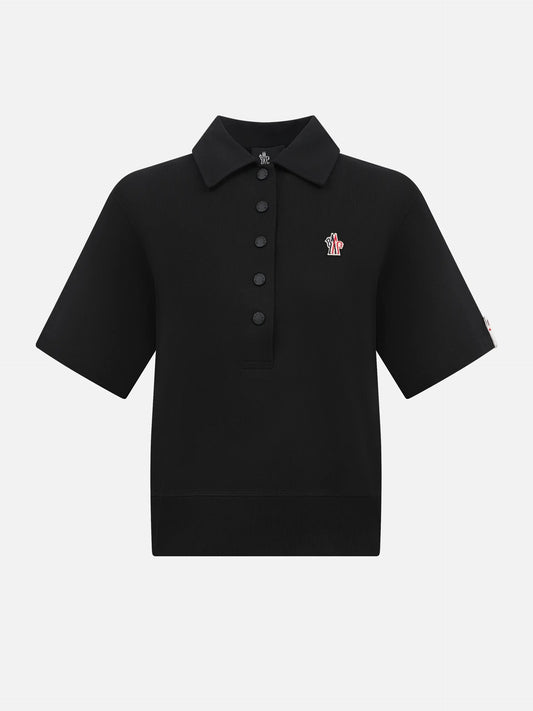 MONCLER GRENOBLE - Poloshirt aus Baumwolljersey für Damen