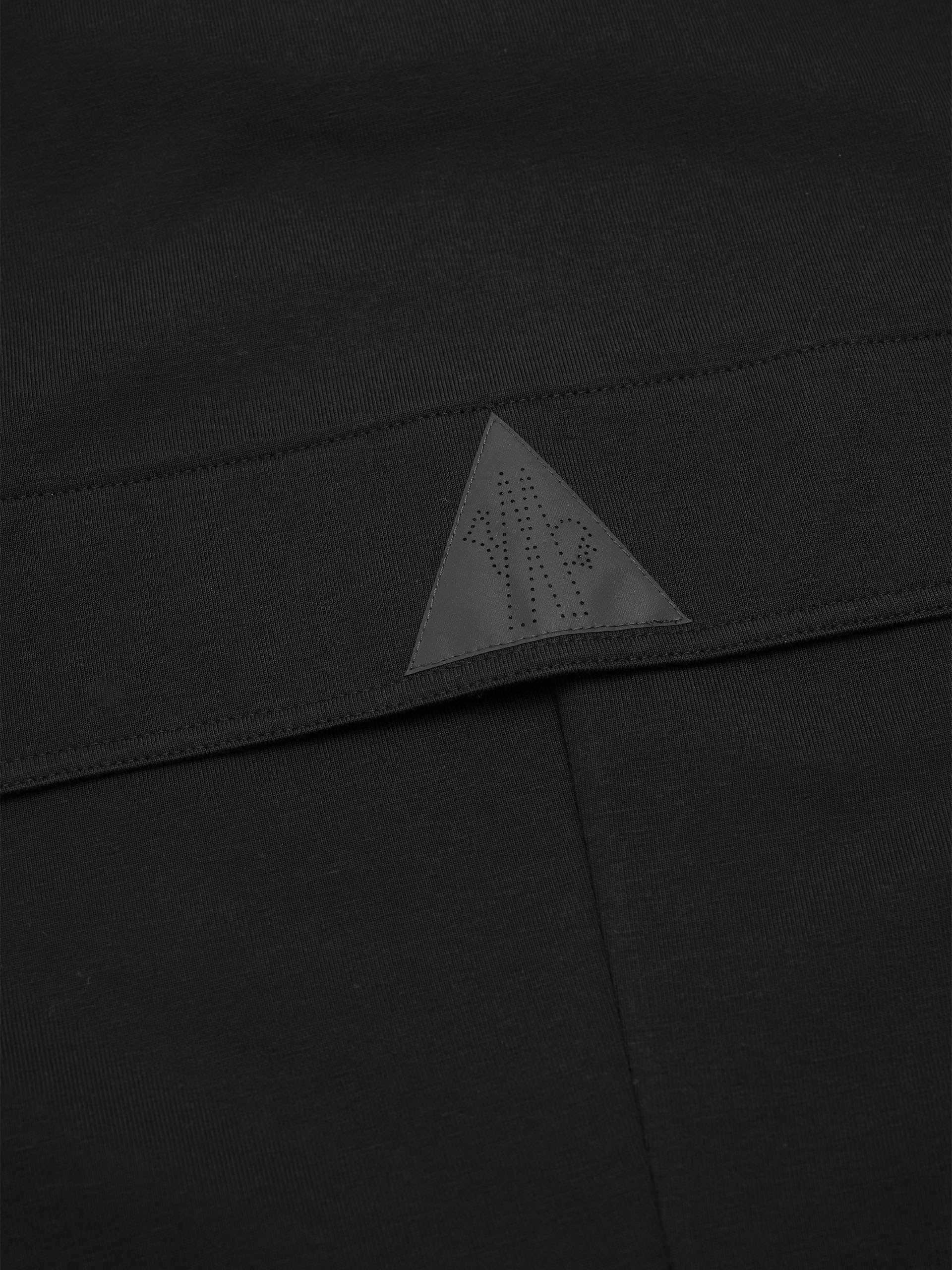 MONCLER GRENOBLE - T-Shirt aus Stretch-Baumwolle für Damen Schwarz - Black