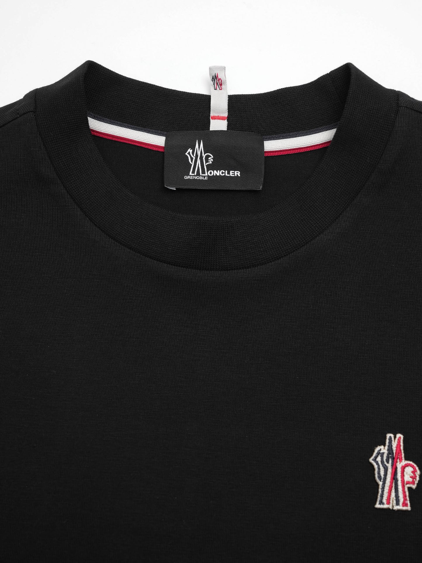 MONCLER GRENOBLE - T-Shirt aus Stretch-Baumwolle für Damen Schwarz - Black