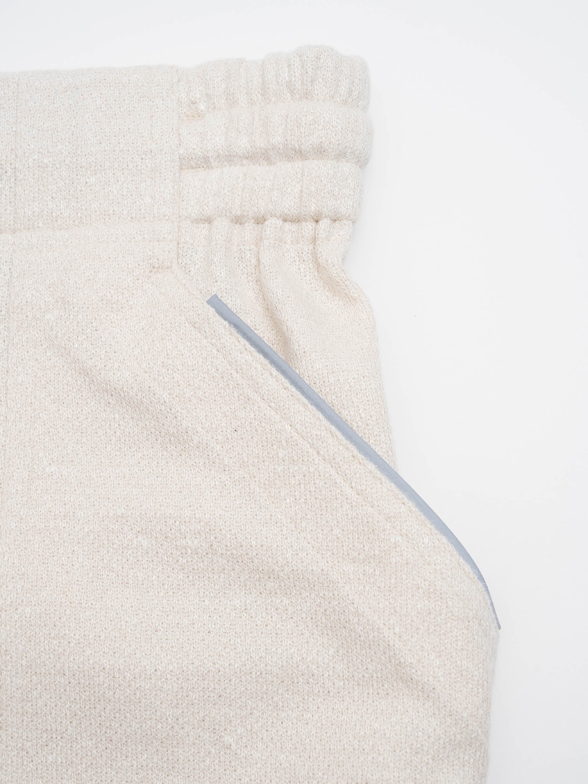 MONCLER GRENOBLE - Jogginghose aus Leinen-Mix für Damen Off-White