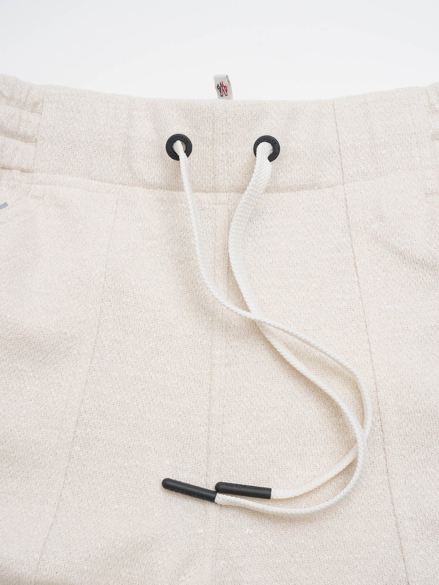 MONCLER GRENOBLE - Jogginghose aus Leinen-Mix für Damen Off-White