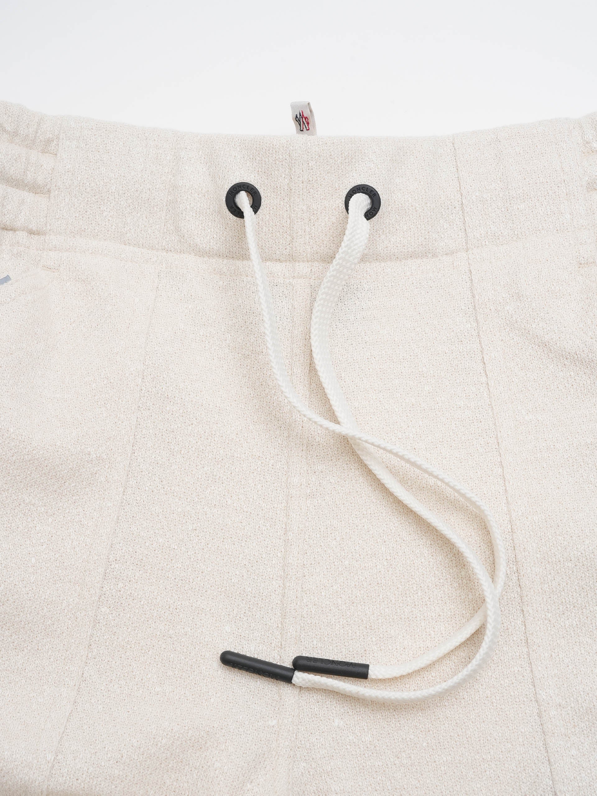 MONCLER GRENOBLE - Jogginghose aus Leinen-Mix für Damen Off-White