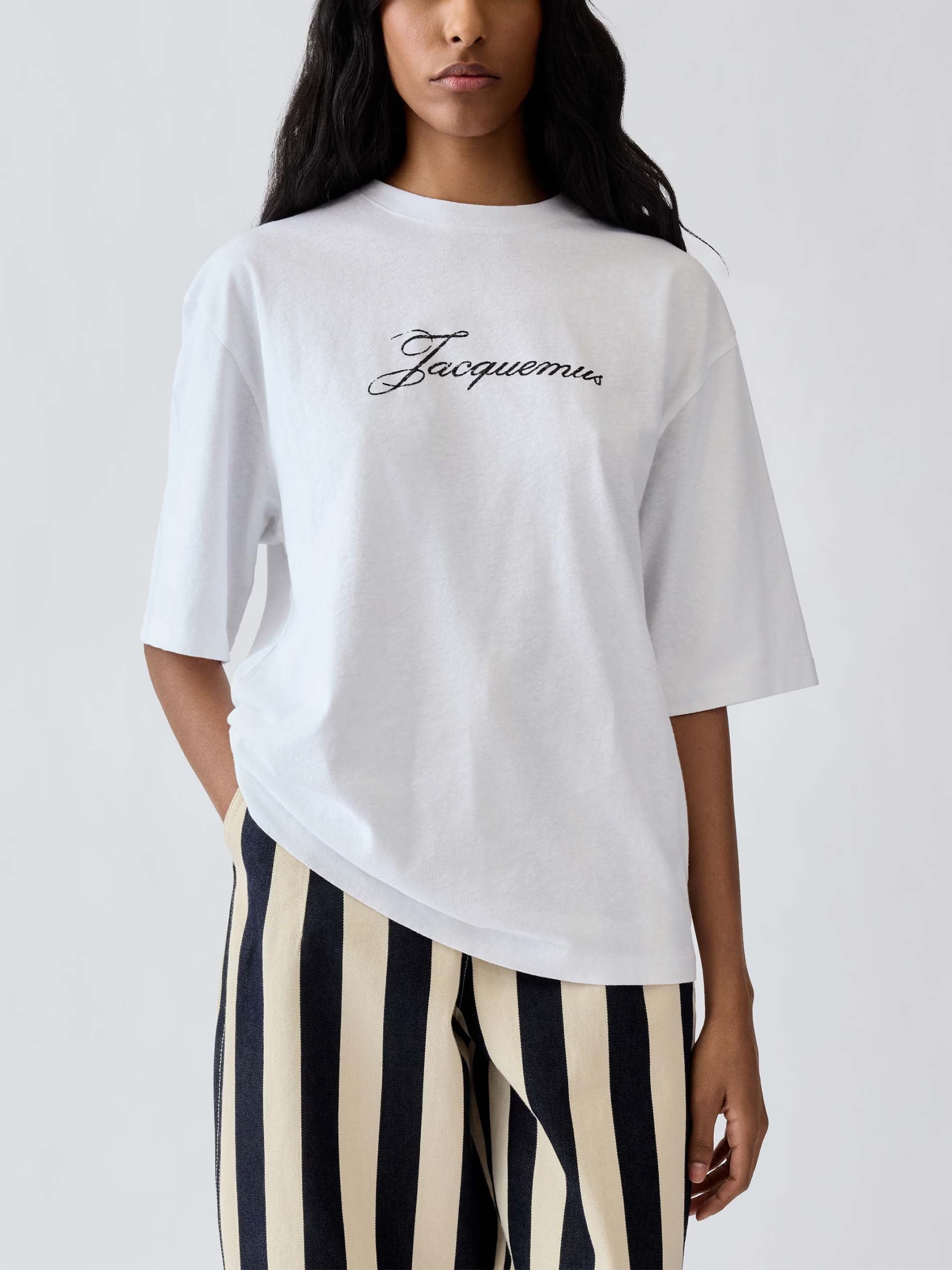 JACQUEMUS - T-shirt with logo print for women – NEW TAKE FIVE
