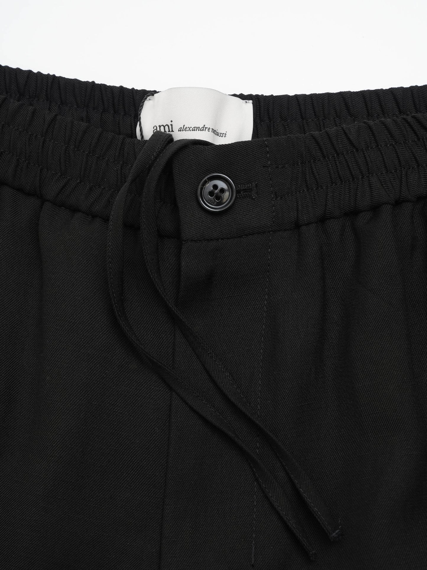 AMI PARIS - Shorts aus Leinen-Mix für Herren Schwarz - Black