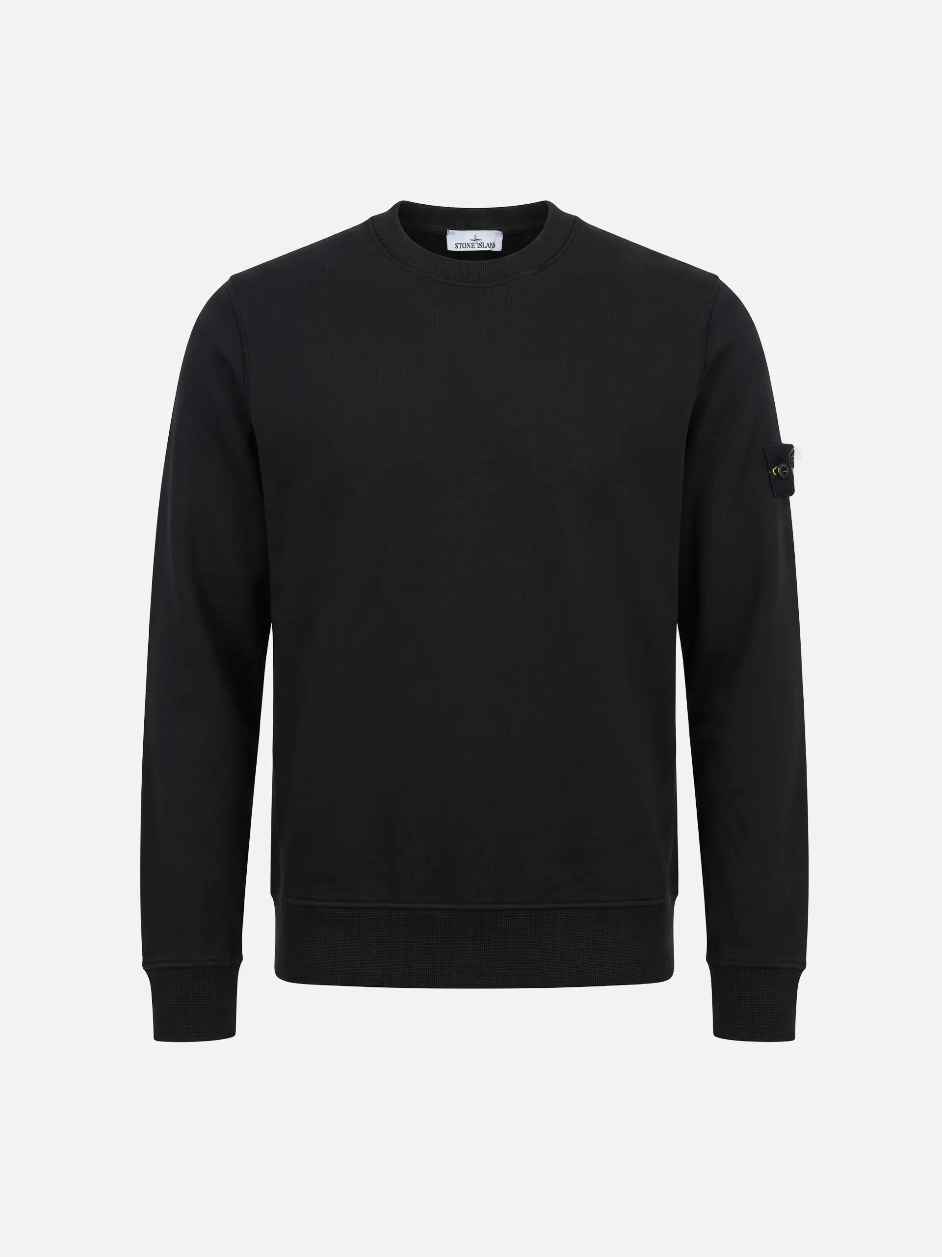 STONE ISLAND - Sweatshirt mit Kompass-Patch für Herren Schwarz - Black