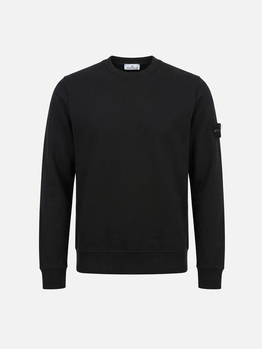STONE ISLAND - Sweatshirt mit Kompass-Patch für Herren Schwarz - Black