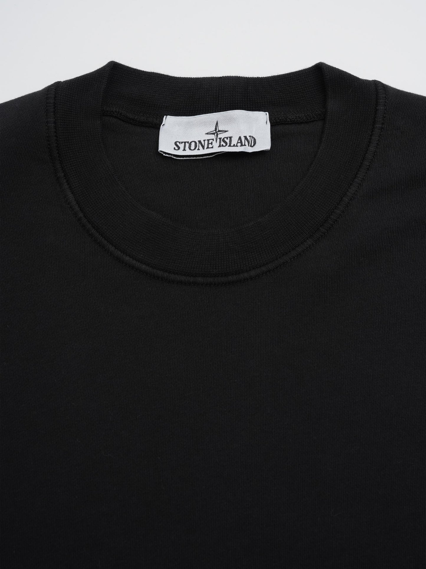 STONE ISLAND - Sweatshirt mit Kompass-Patch für Herren Schwarz - Black