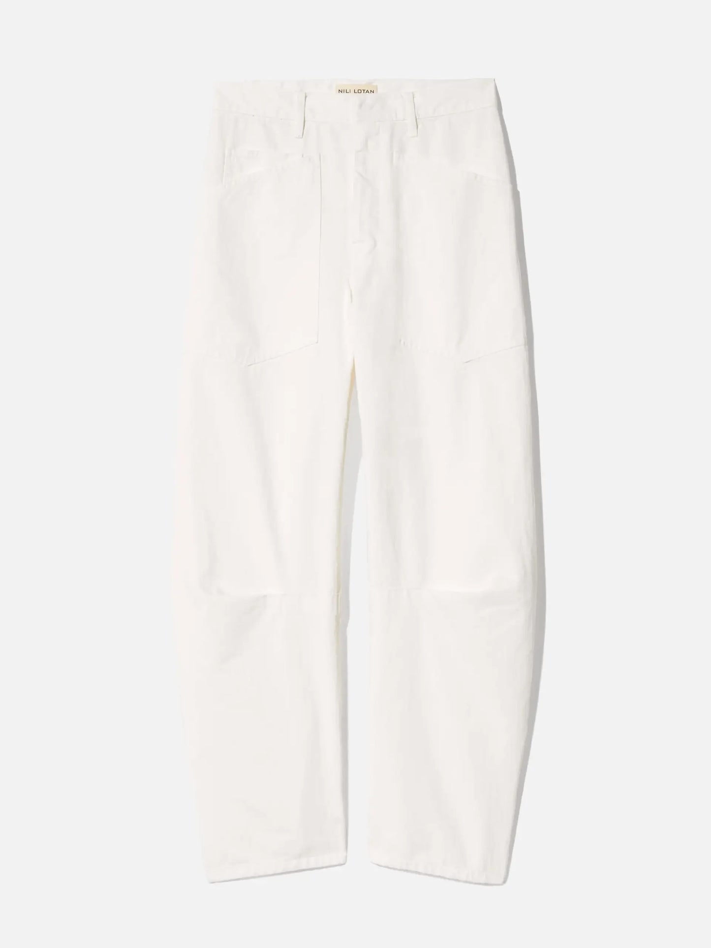 NILI LOTAN - Barrel-Leg Hose Shon für Damen Cremeweiß - Vintage Cream