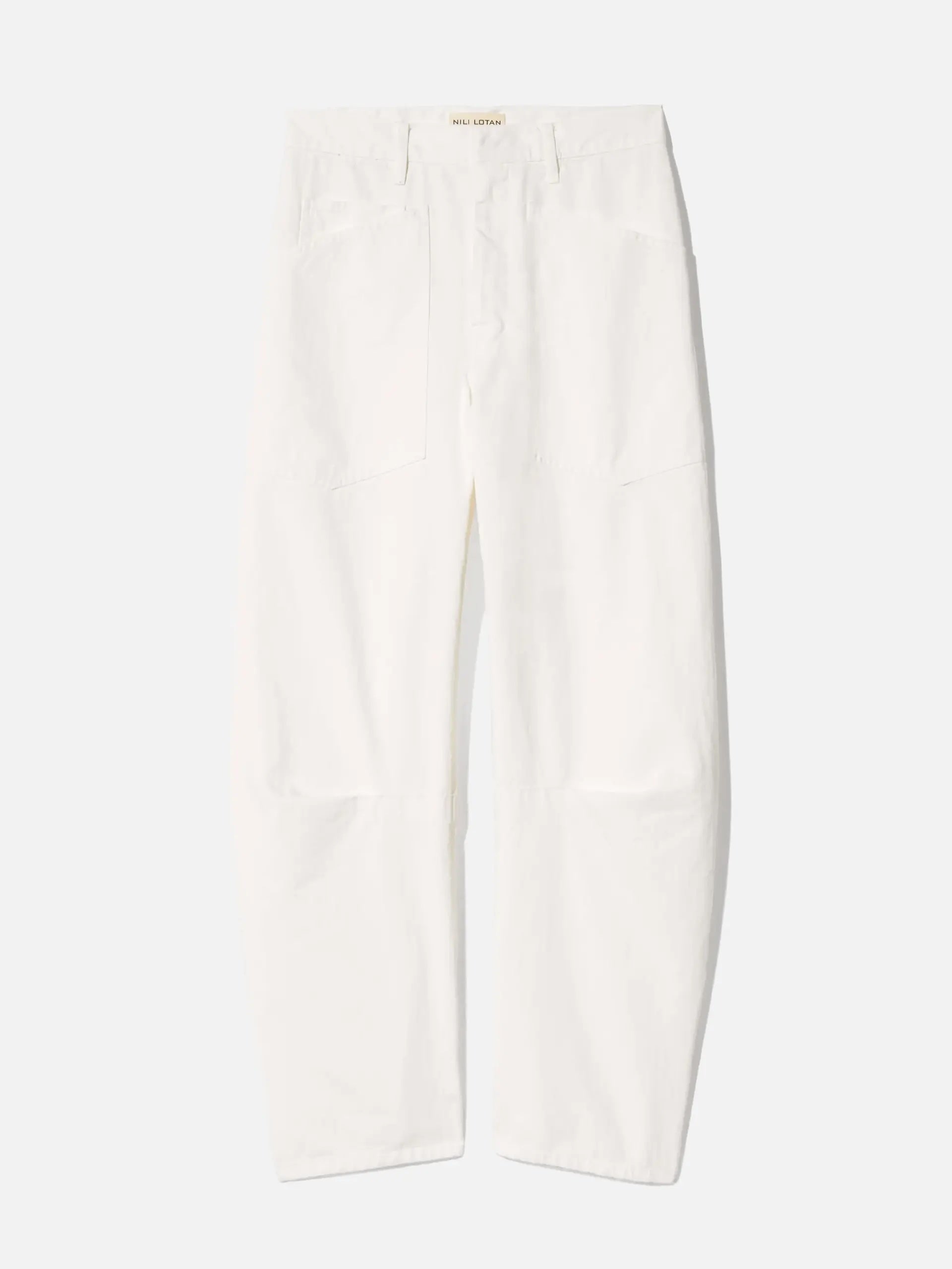 NILI LOTAN - Barrel-Leg Hose Shon für Damen Cremeweiß - Vintage Cream
