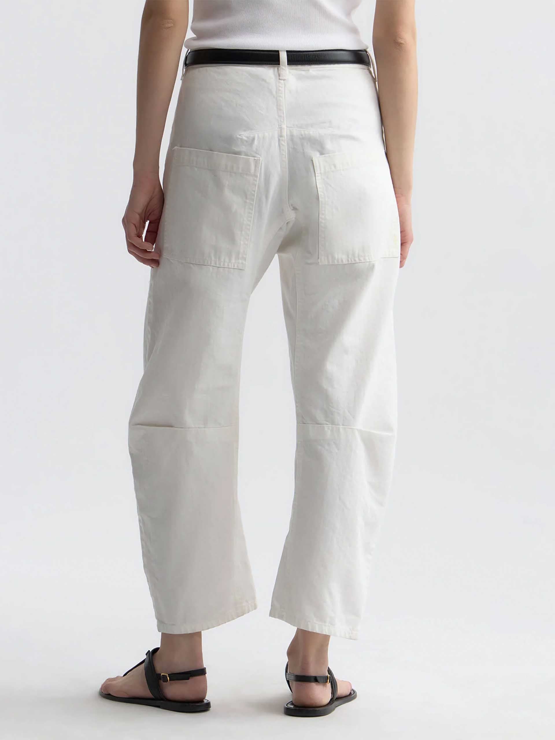NILI LOTAN - Barrel-Leg Hose Shon für Damen Cremeweiß - Vintage Cream