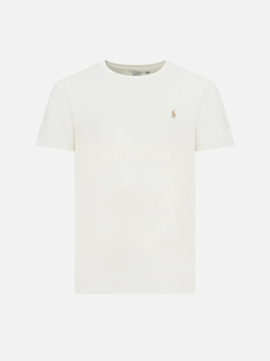 POLO RALPH LAUREN - T-Shirt aus Baumwolljersey für Herren Creme - Cream