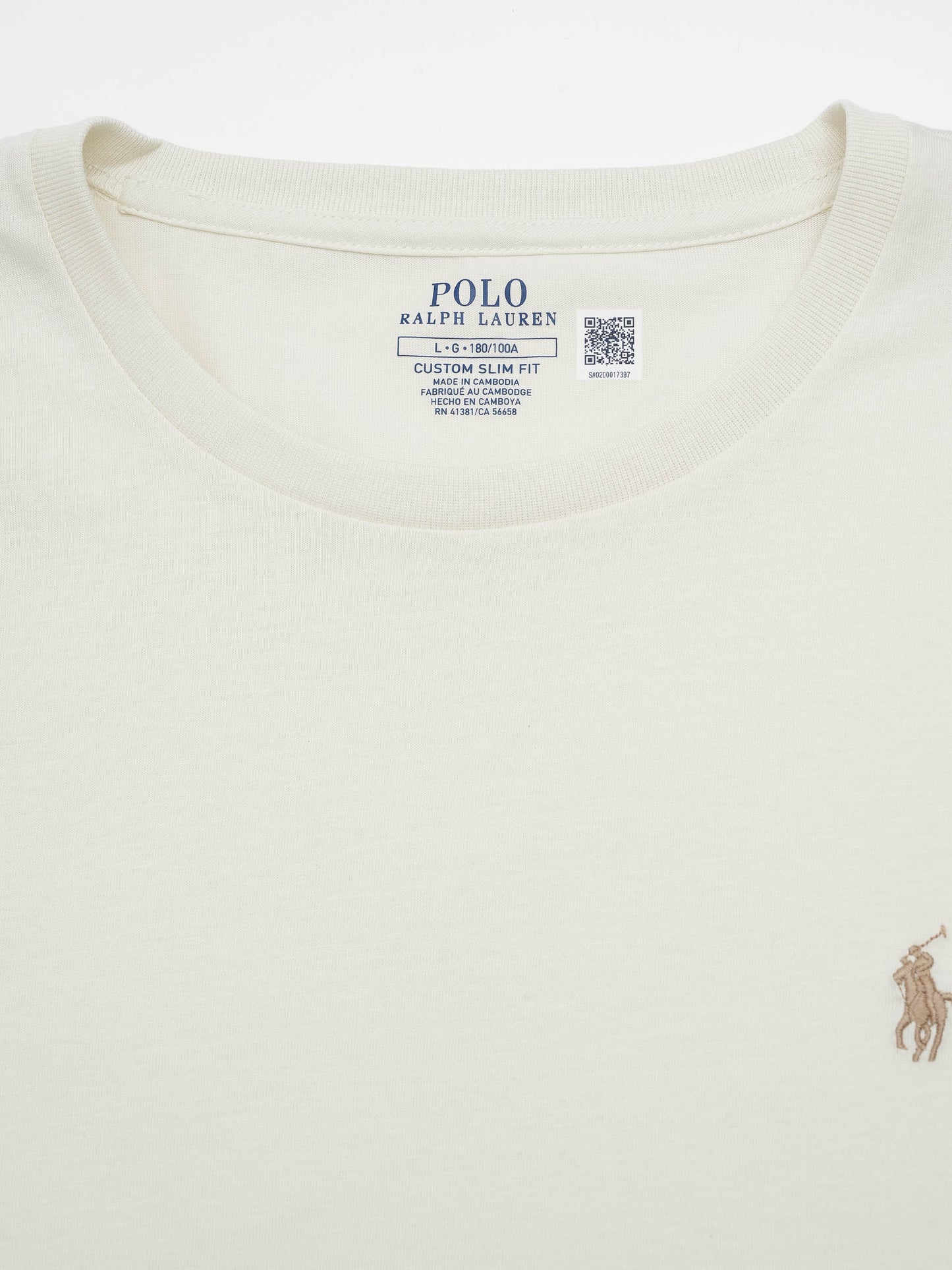 POLO RALPH LAUREN - T-Shirt aus Baumwolljersey für Herren Creme - Cream
