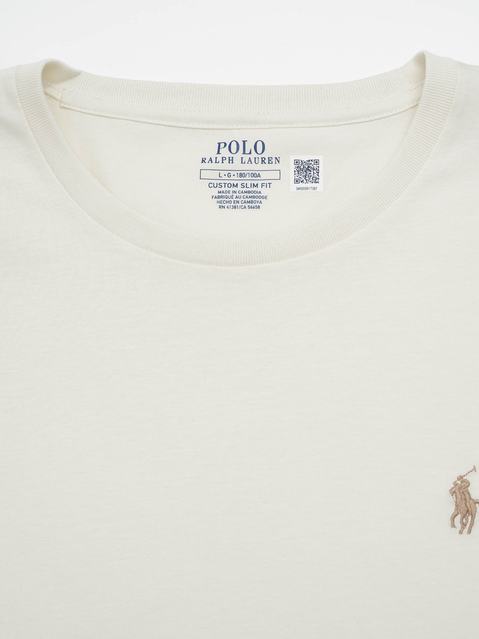 POLO RALPH LAUREN - T-Shirt aus Baumwolljersey für Herren Creme - Cream