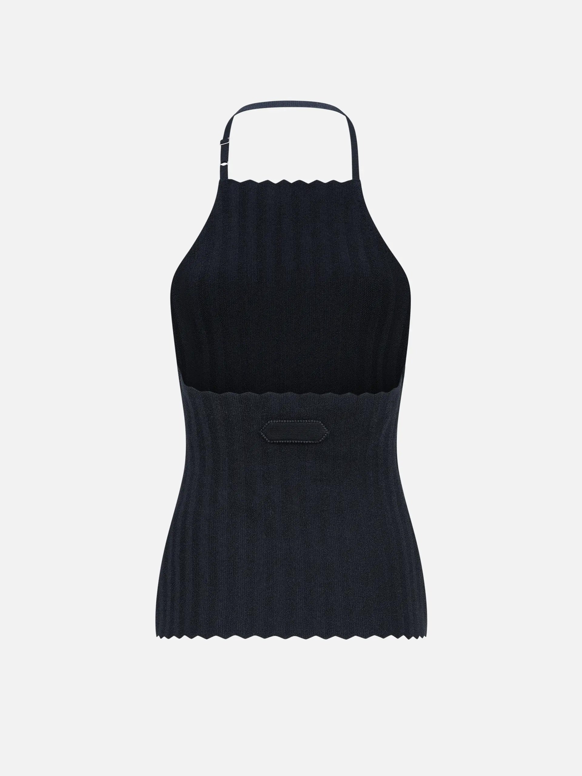 JACQUEMUS - Neckholder-Top Tablier für Damen Dunkelblau - Dark navy