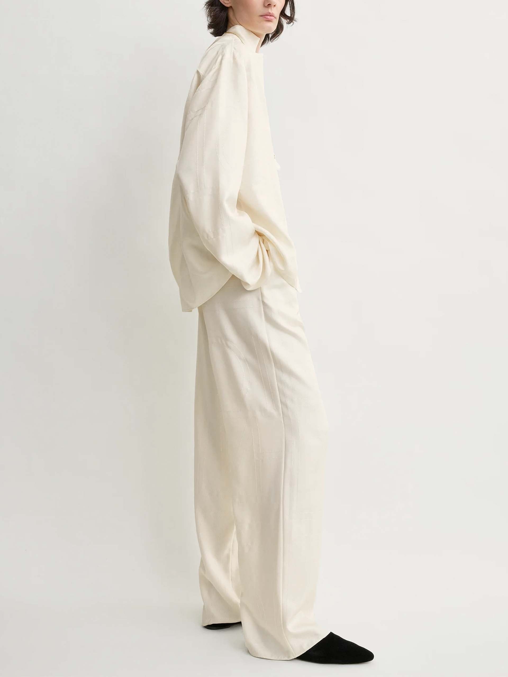 TOTEME - Seidenhemd mit Monogramm für Damen
