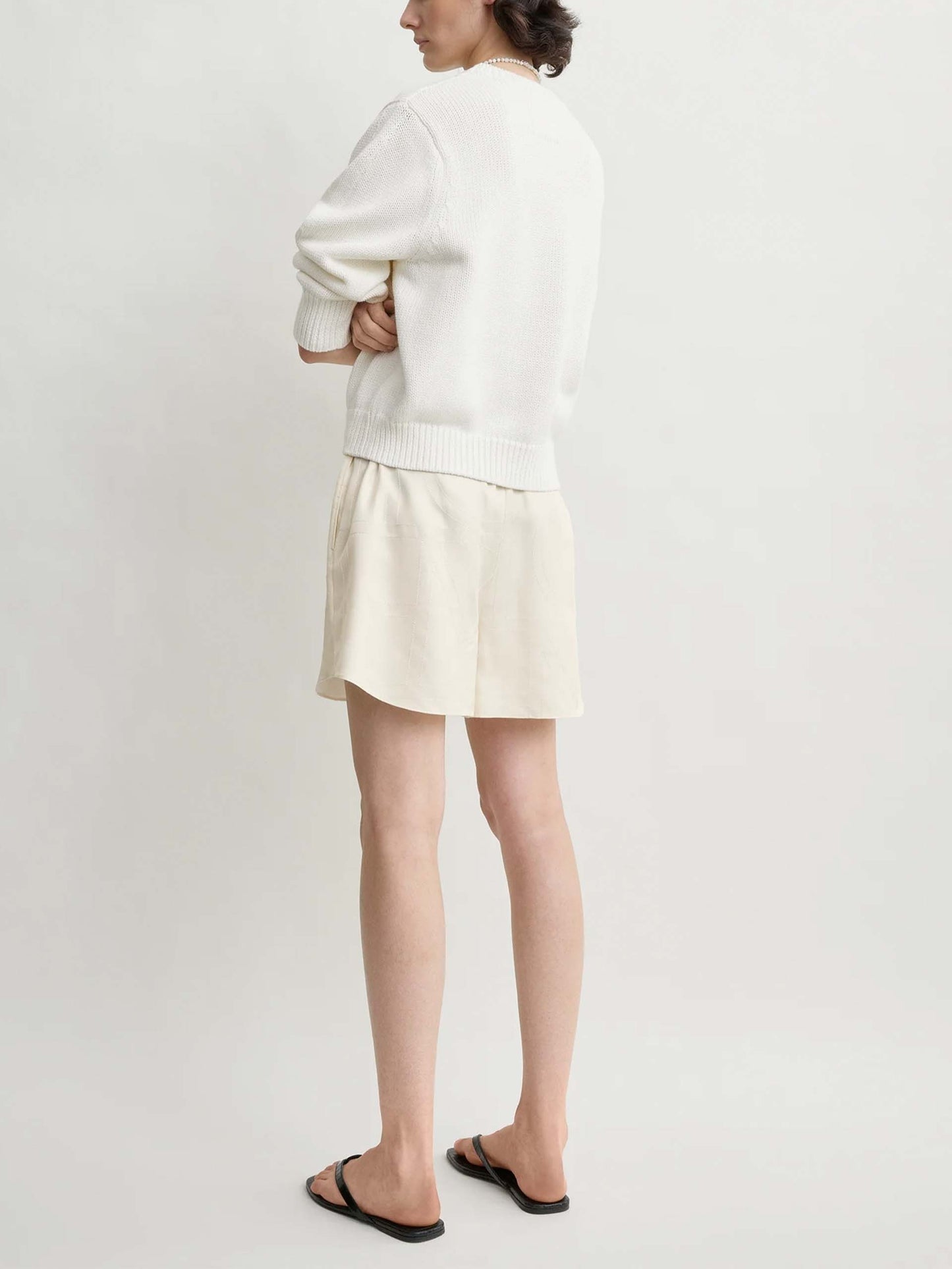 TOTEME - Seiden-Shorts mit Monogramm für Damen