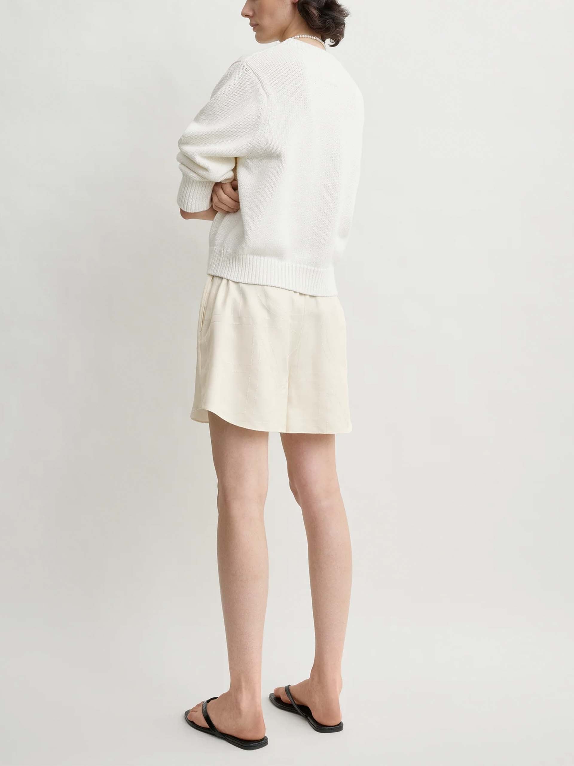 TOTEME - Seiden-Shorts mit Monogramm für Damen