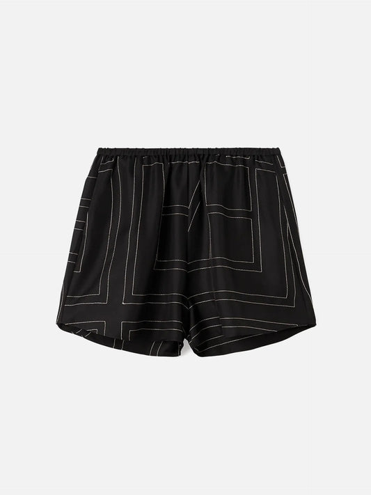 TOTEME - Seiden-Shorts mit Monogramm für Damen