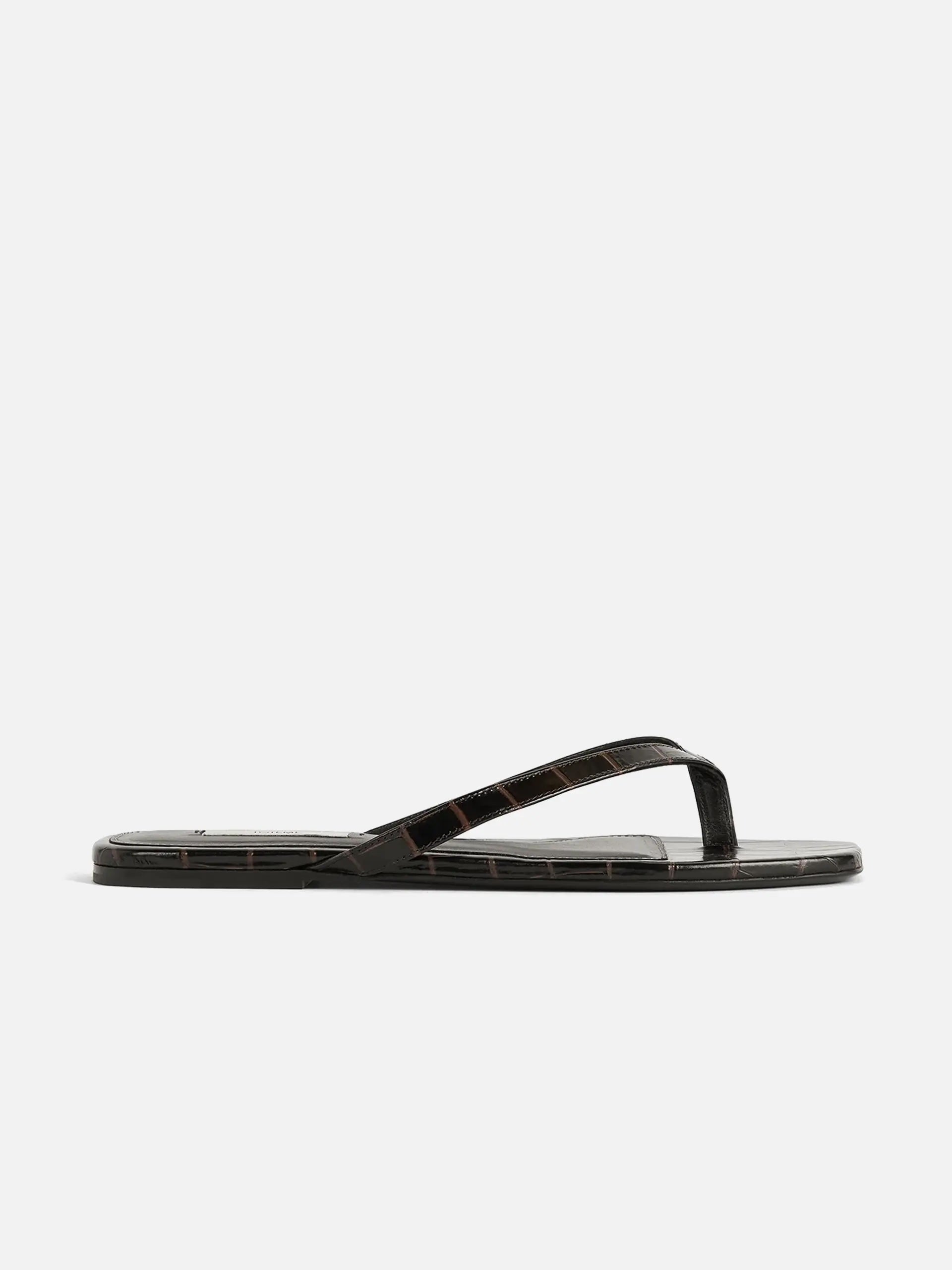 TOTEME - Flip-Flops mit Krokodilprägung für Damen