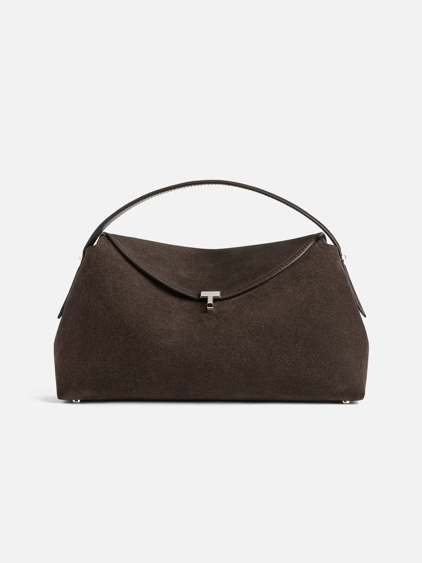 TOTEME - Tote Bag T-Lock aus Veloursleder
