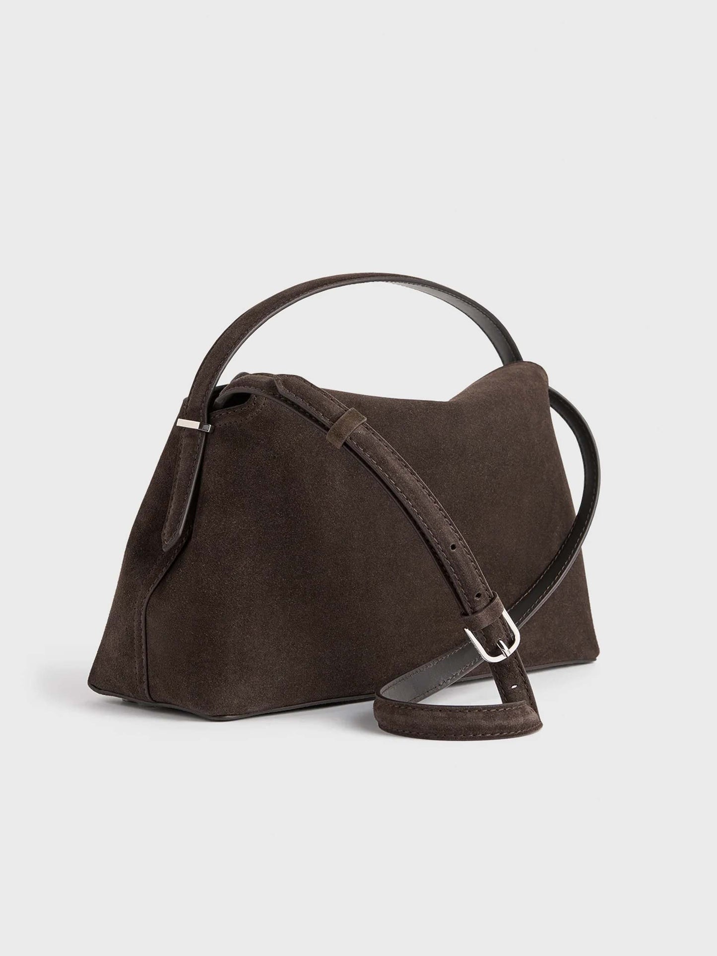 TOTEME - Tote Bag T-Lock aus Veloursleder