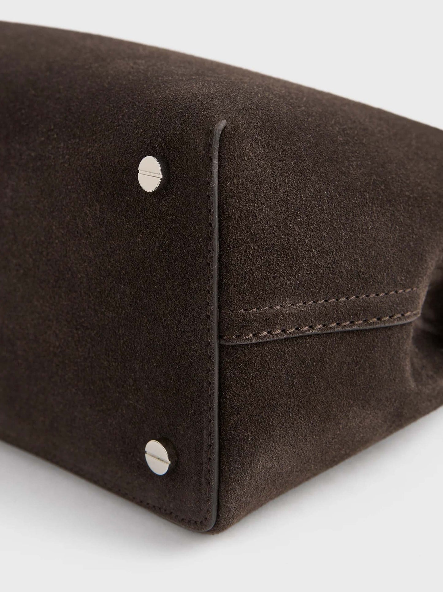 TOTEME - Tote Bag T-Lock aus Veloursleder