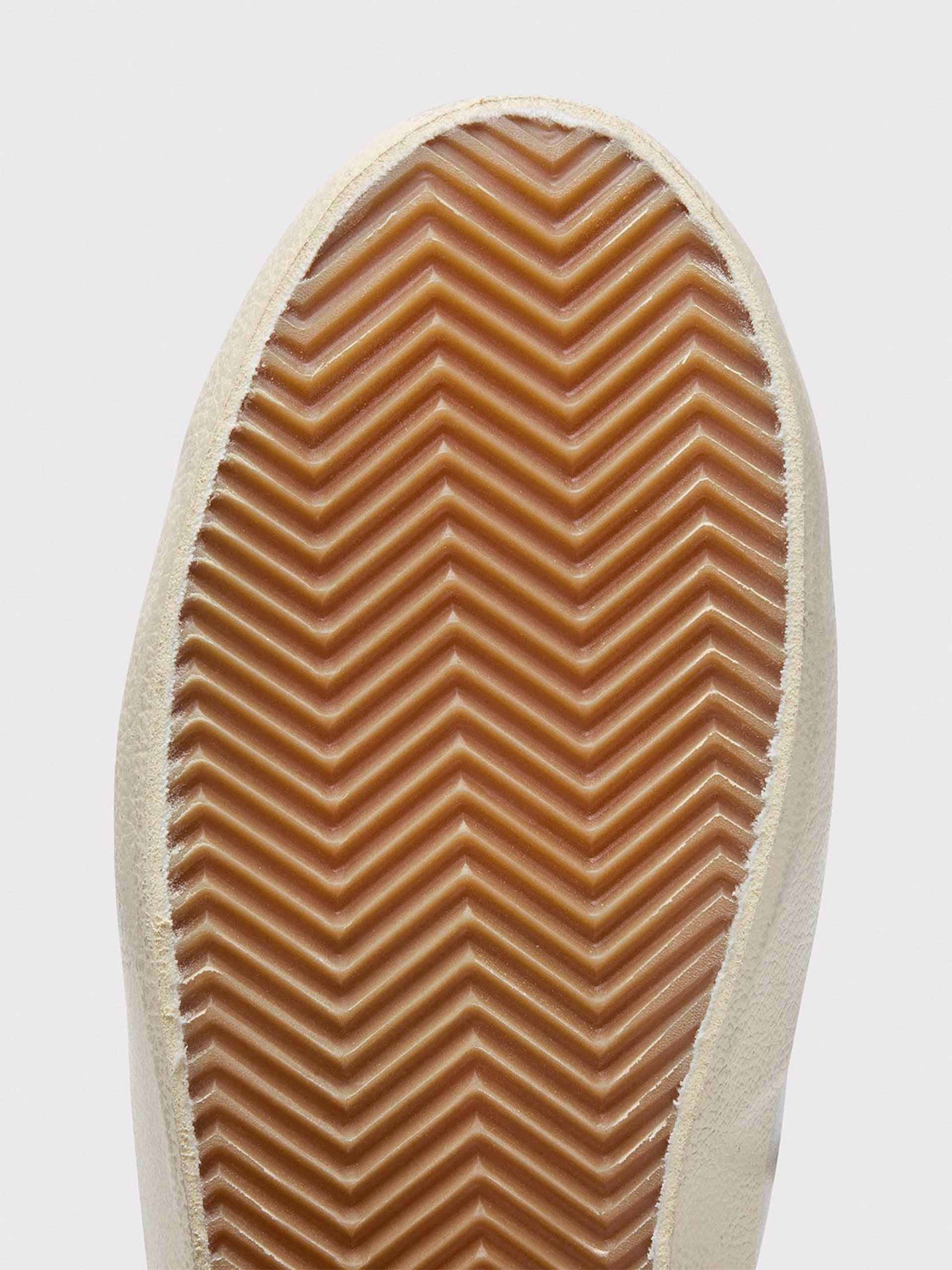 GOLDEN GOOSE - Sneakers Super-Star aus Leder für Damen Weiß Braun Leopard