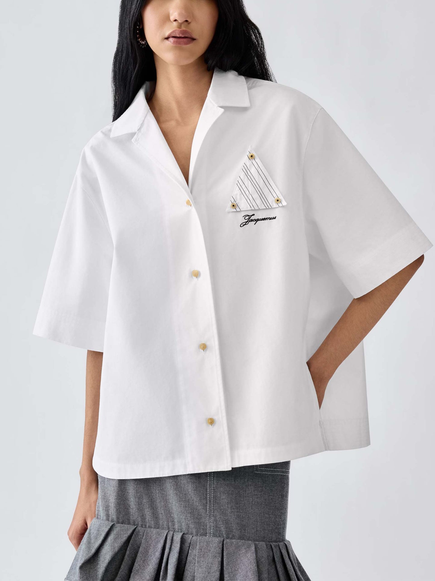 JACQUEMUS - Hemd Marin aus Baumwollpopeline für Damen