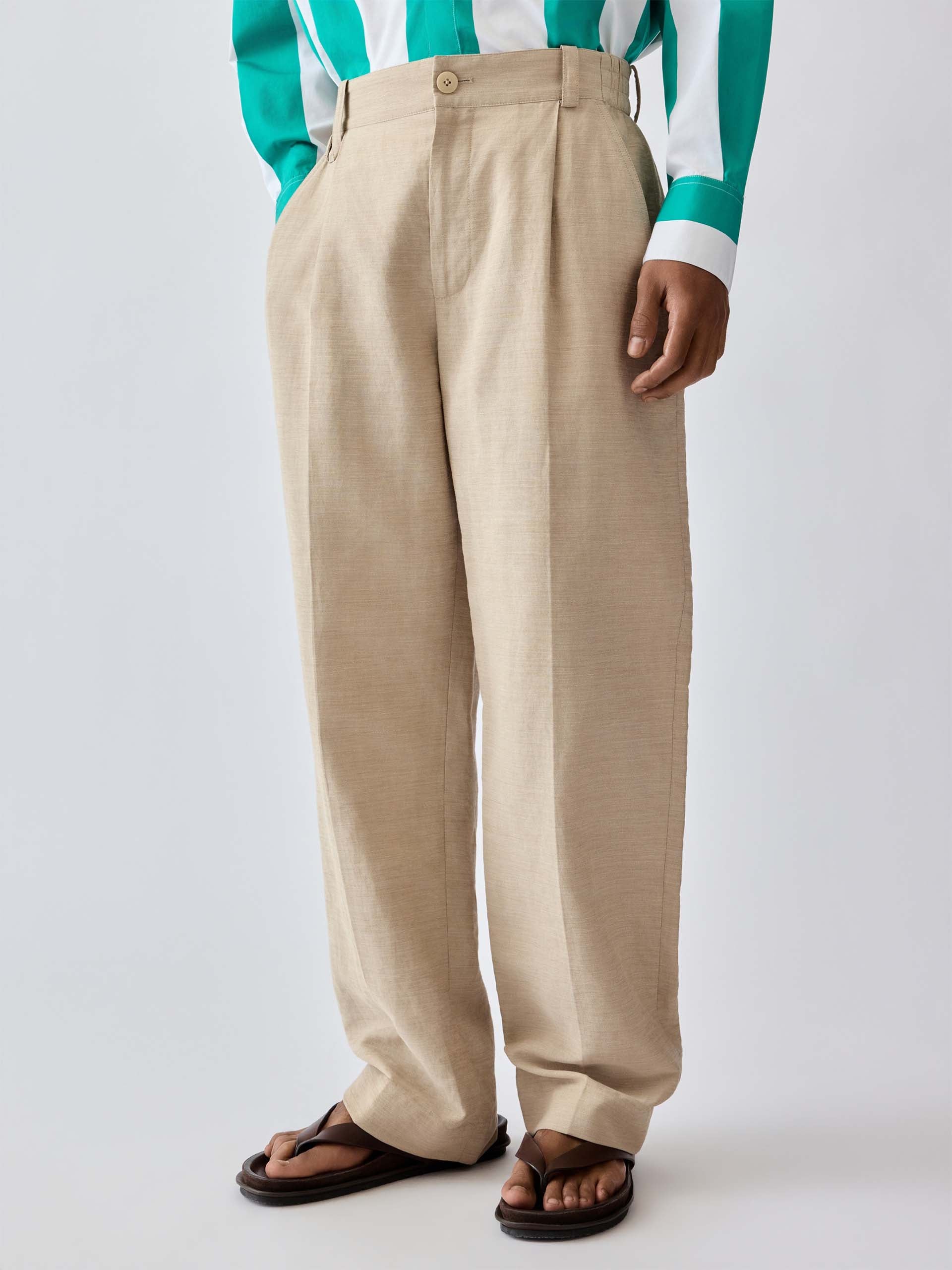 JACQUEMUS - Hose Croisière aus Leinen-Mix für Herren