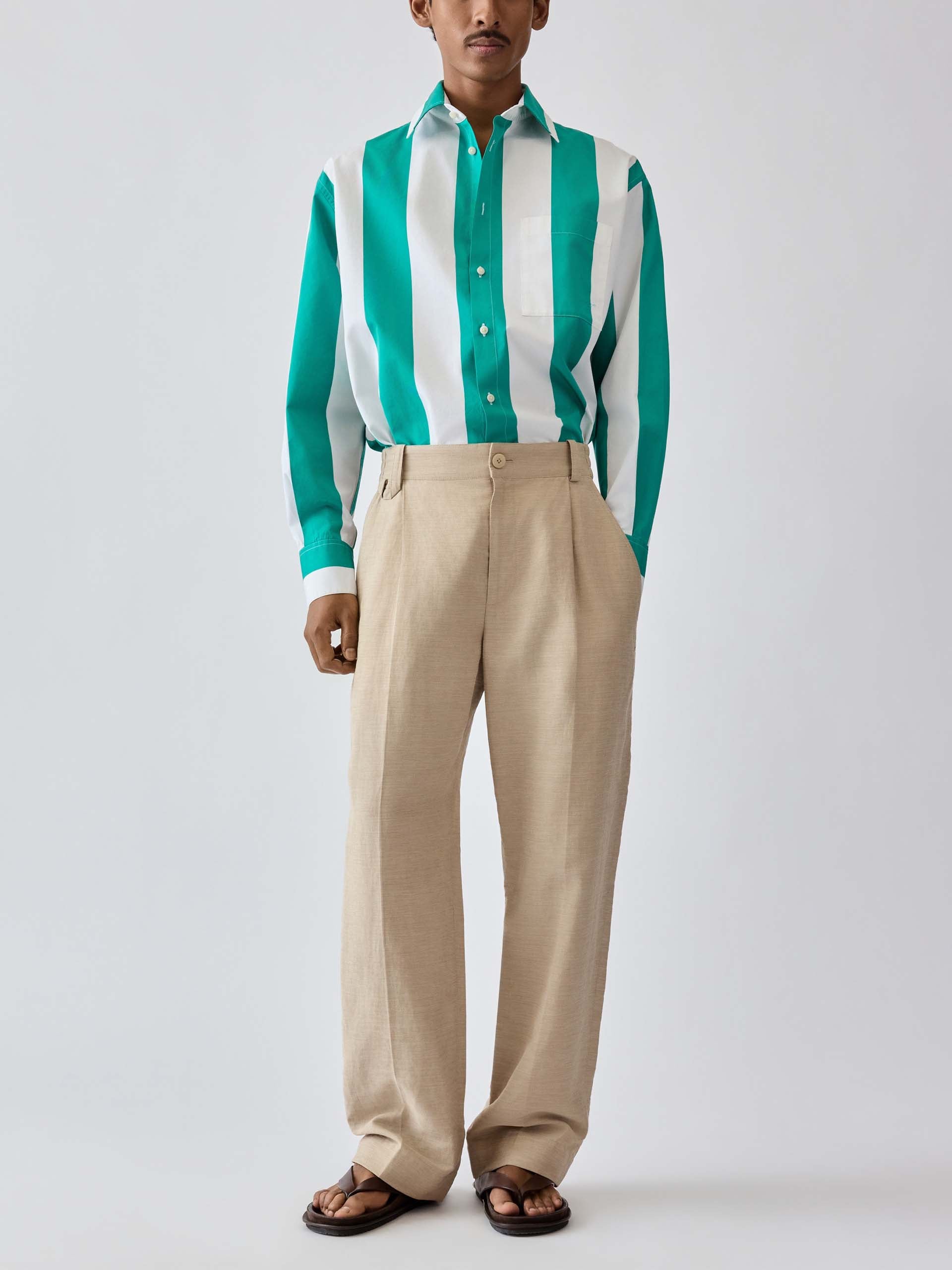JACQUEMUS - Hose Croisière aus Leinen-Mix für Herren