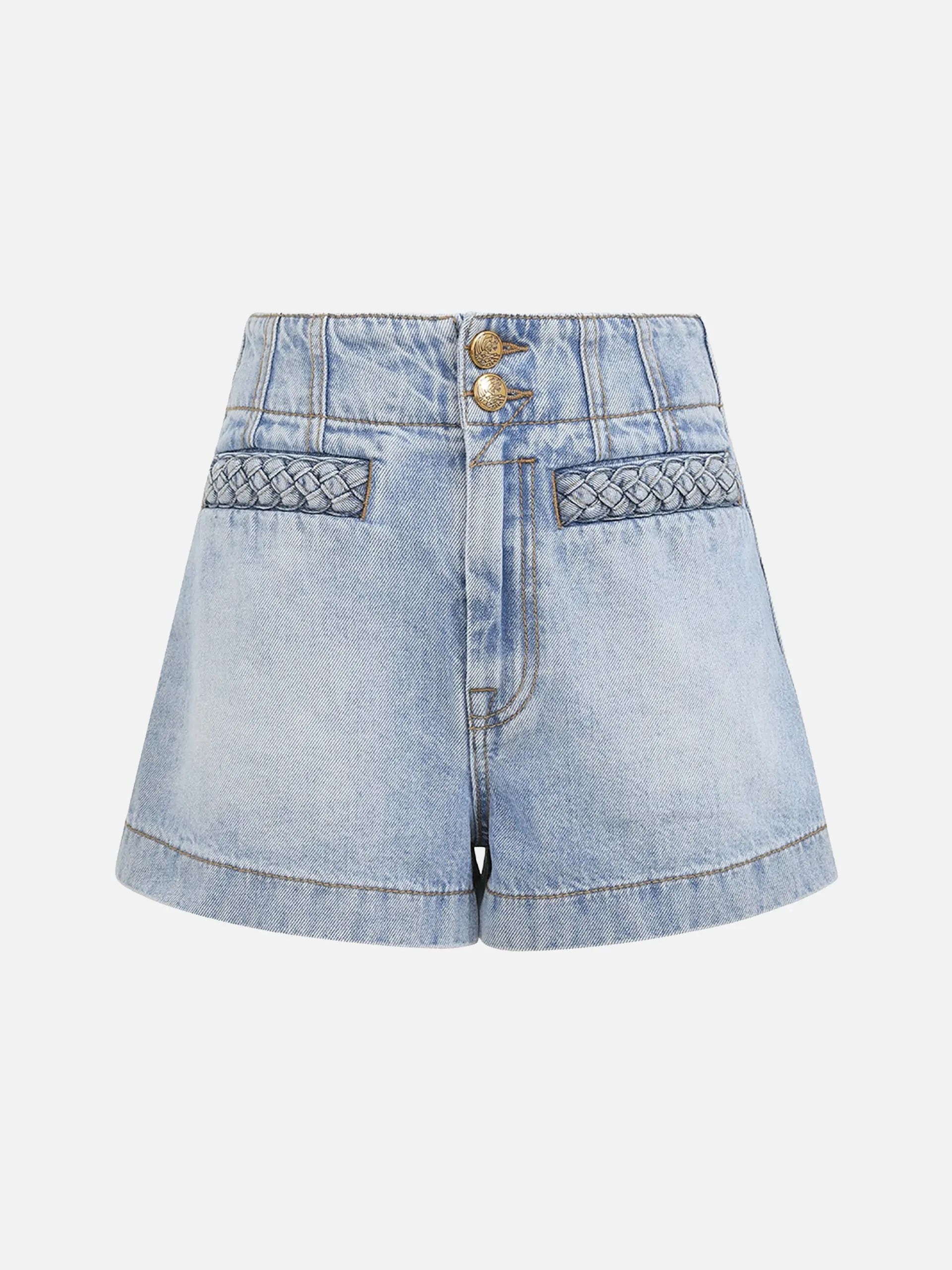 ZIMMERMANN - High-Rise Jeansshorts Indra für Damen