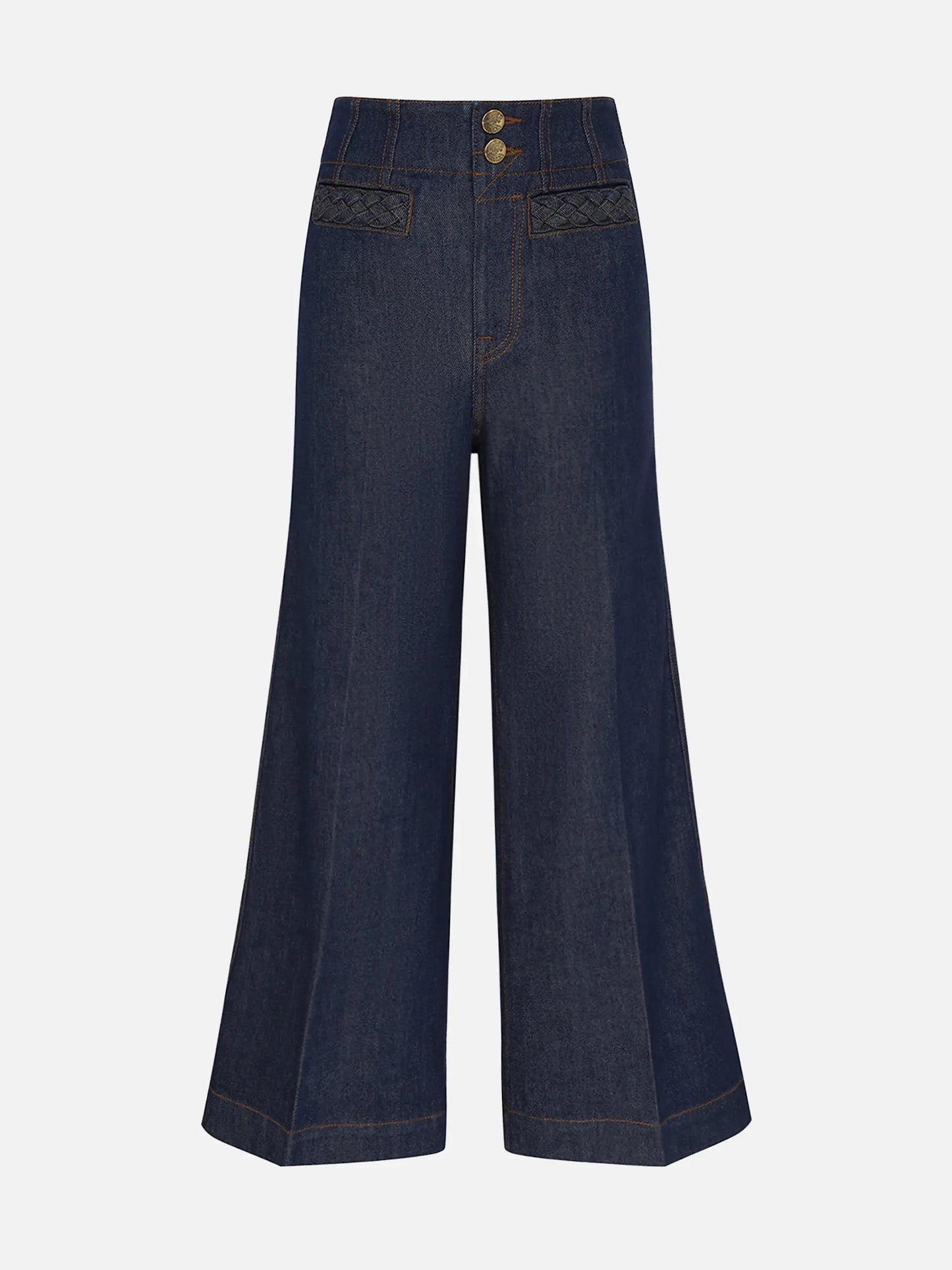 ZIMMERMANN - High-Rise Cropped-Jeans Aster für Damen