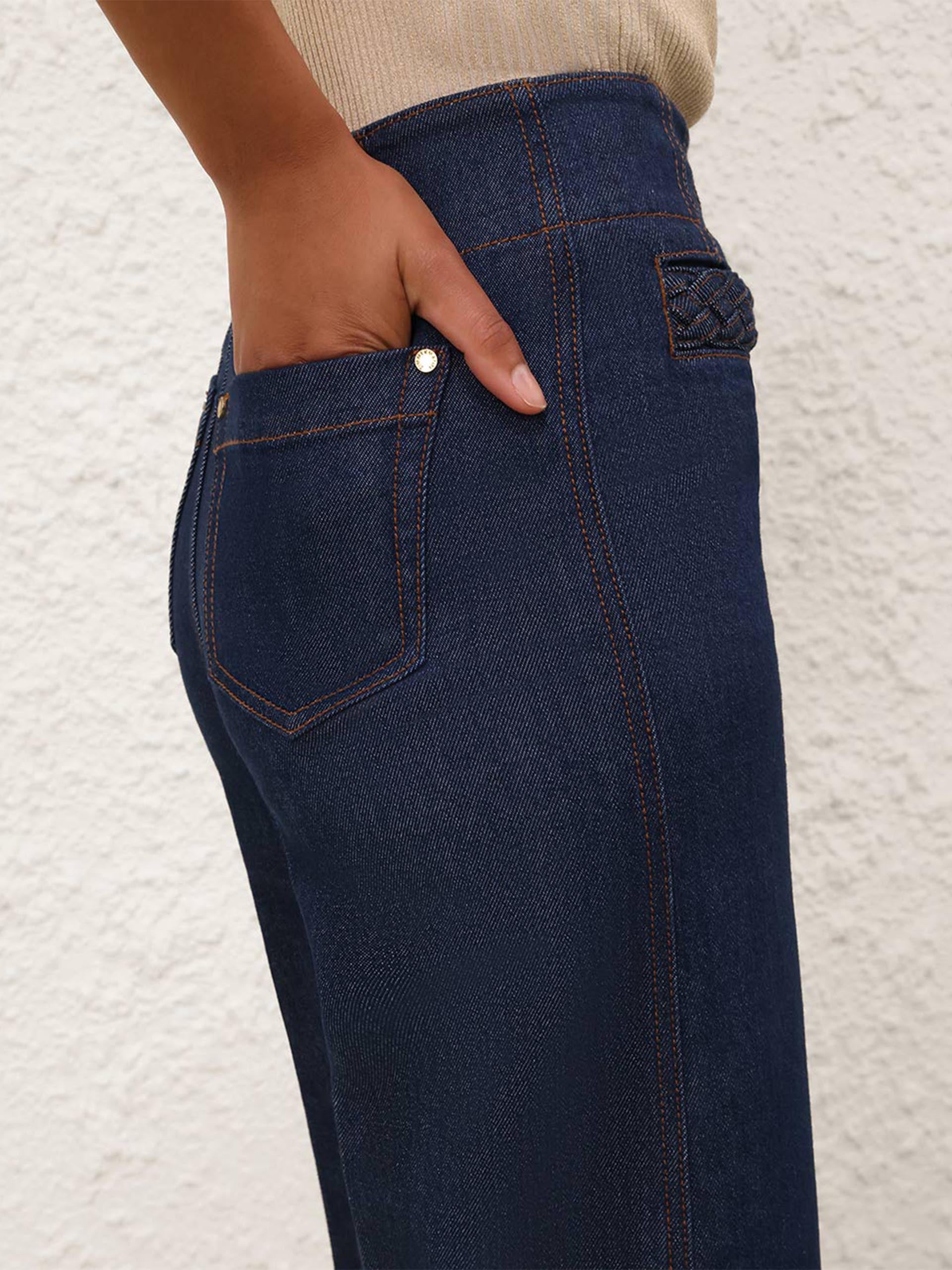 ZIMMERMANN - High-Rise Cropped-Jeans Aster für Damen