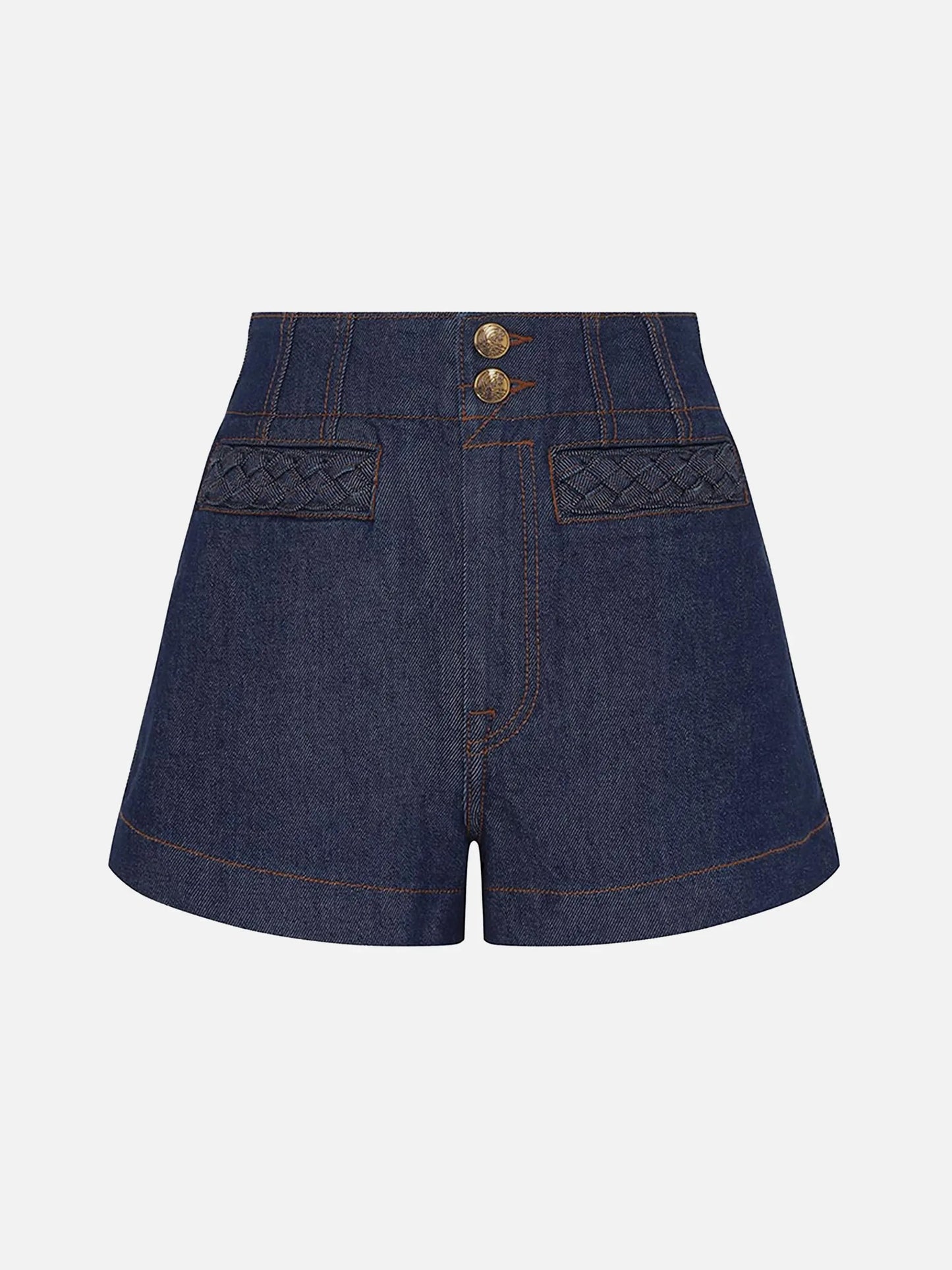 ZIMMERMANN - High-Rise Jeansshorts Aster für Damen