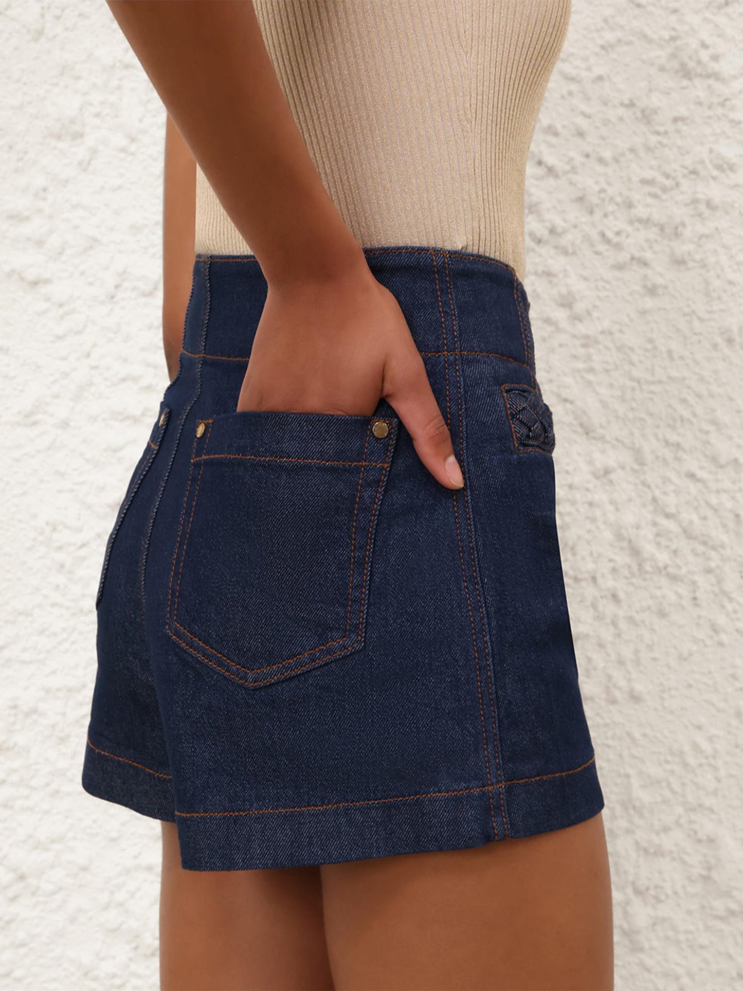 ZIMMERMANN - High-Rise Jeansshorts Aster für Damen