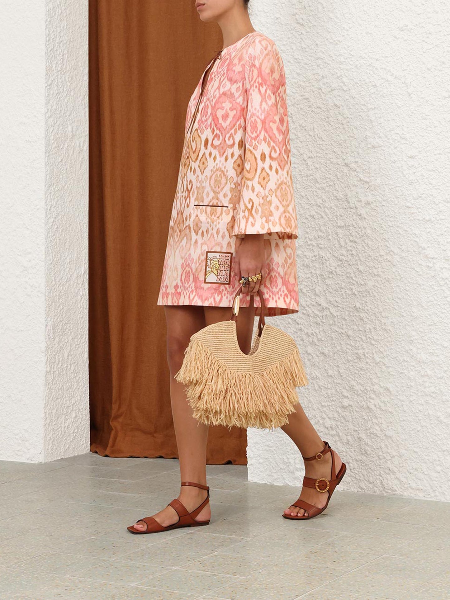 ZIMMERMANN - Minikleid Aster aus Leinen für Damen