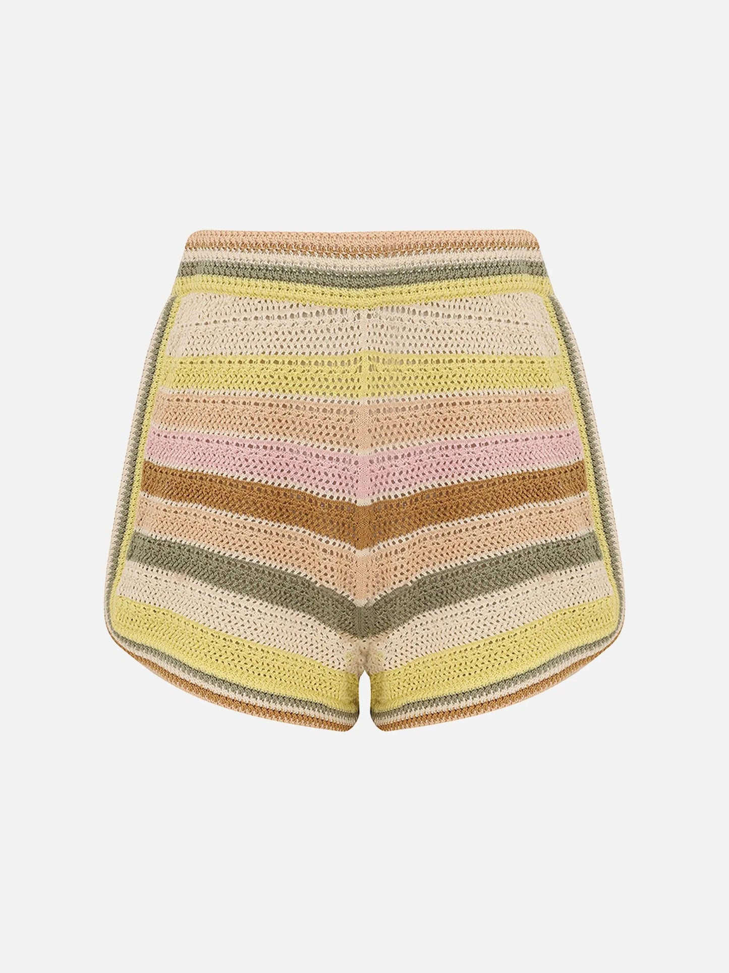 ZIMMERMANN - Gestreifte Häkel-Shorts Indra für Damen
