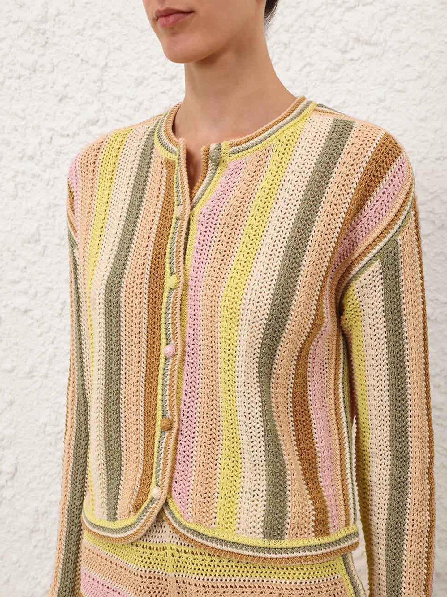 ZIMMERMANN - Cardigan Indra aus Häkelstrick für Damen