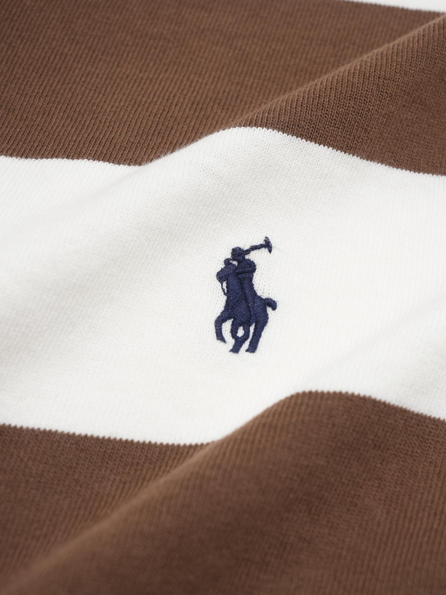 POLO RALPH LAUREN - Gestreiftes Rugbyhemd aus Baumwolljersey