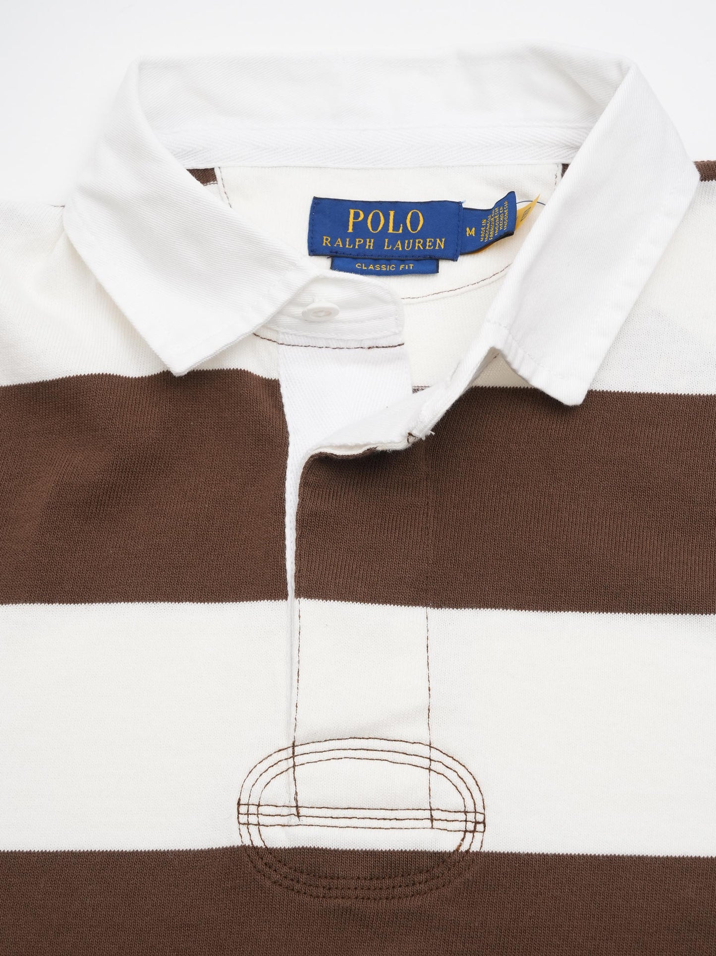 POLO RALPH LAUREN - Gestreiftes Rugbyhemd aus Baumwolljersey