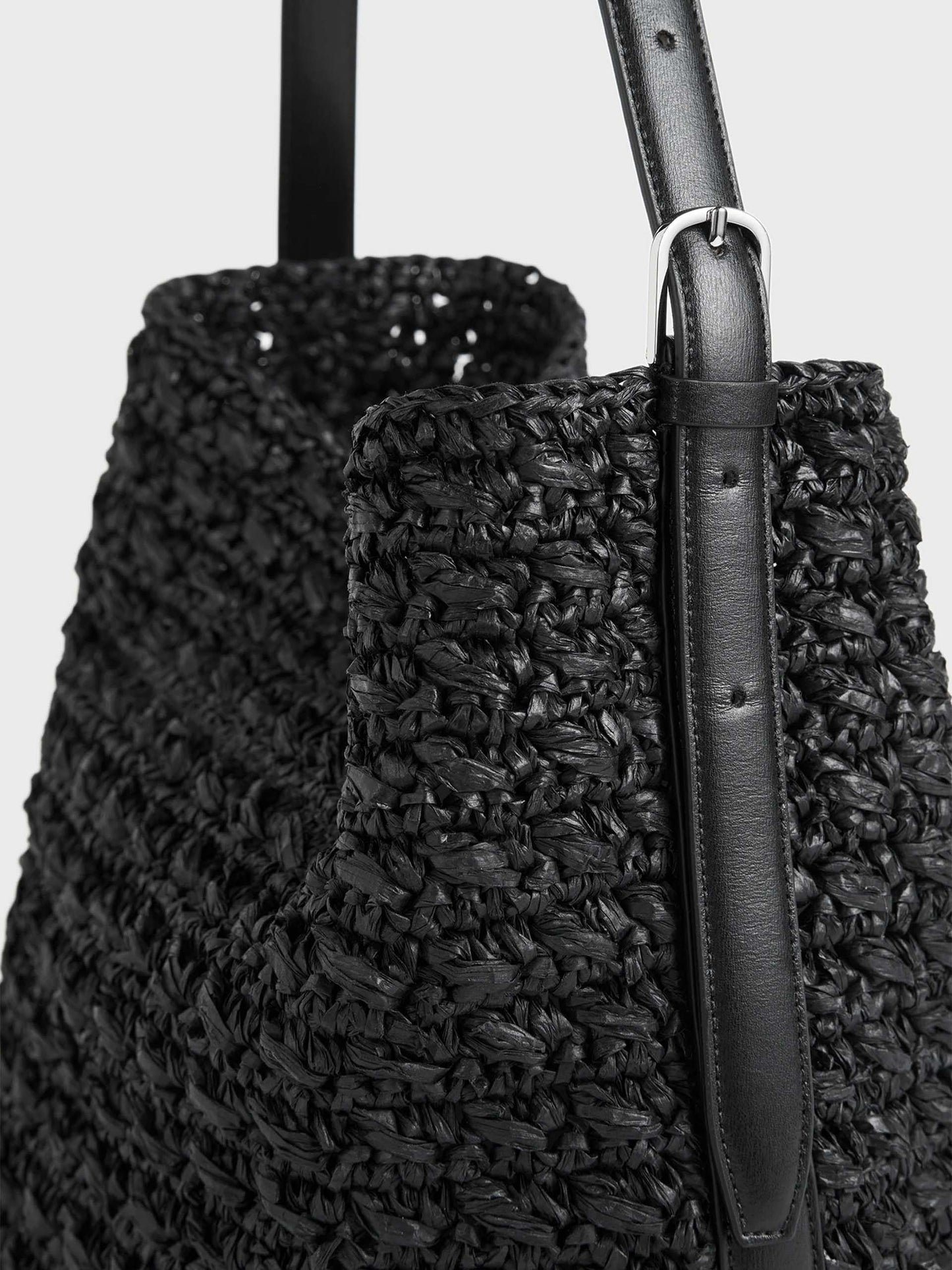 TOTEME - Tote Bag Belted Medium aus Papier-Raffia