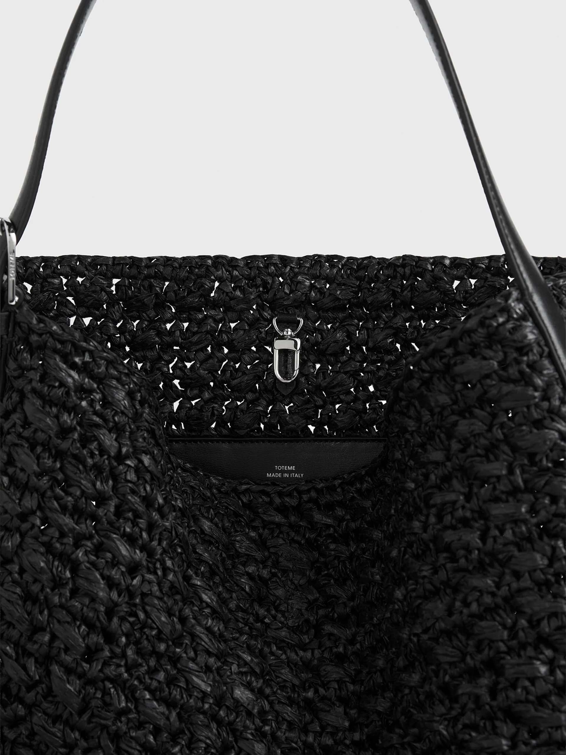 TOTEME - Tote Bag Belted Medium aus Papier-Raffia