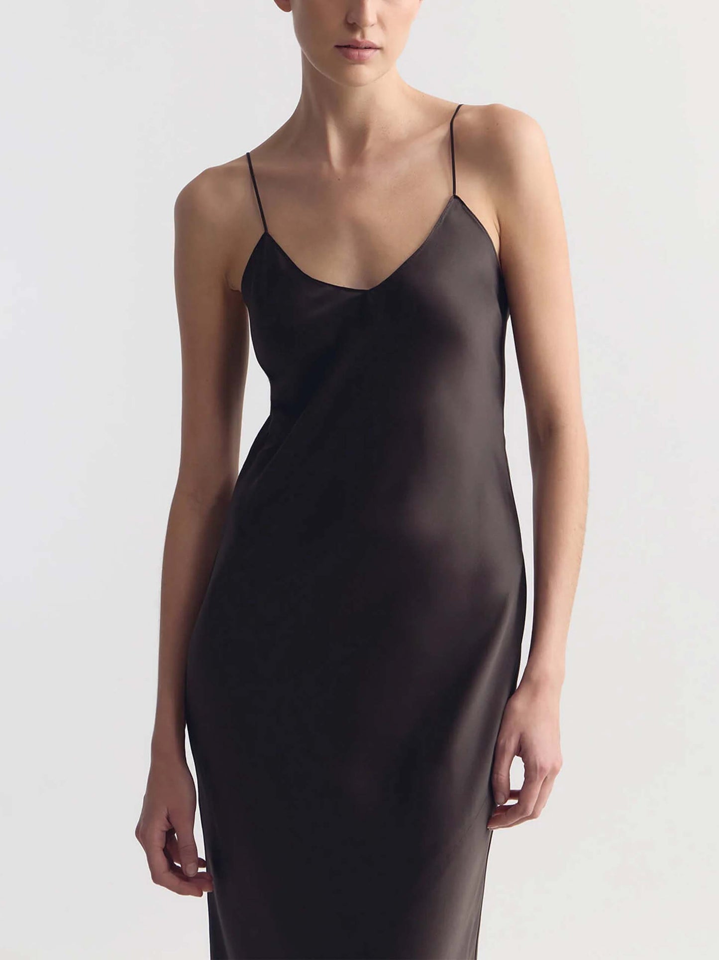 NILI LOTAN - Cami-Maxikleid aus Seide für Damen