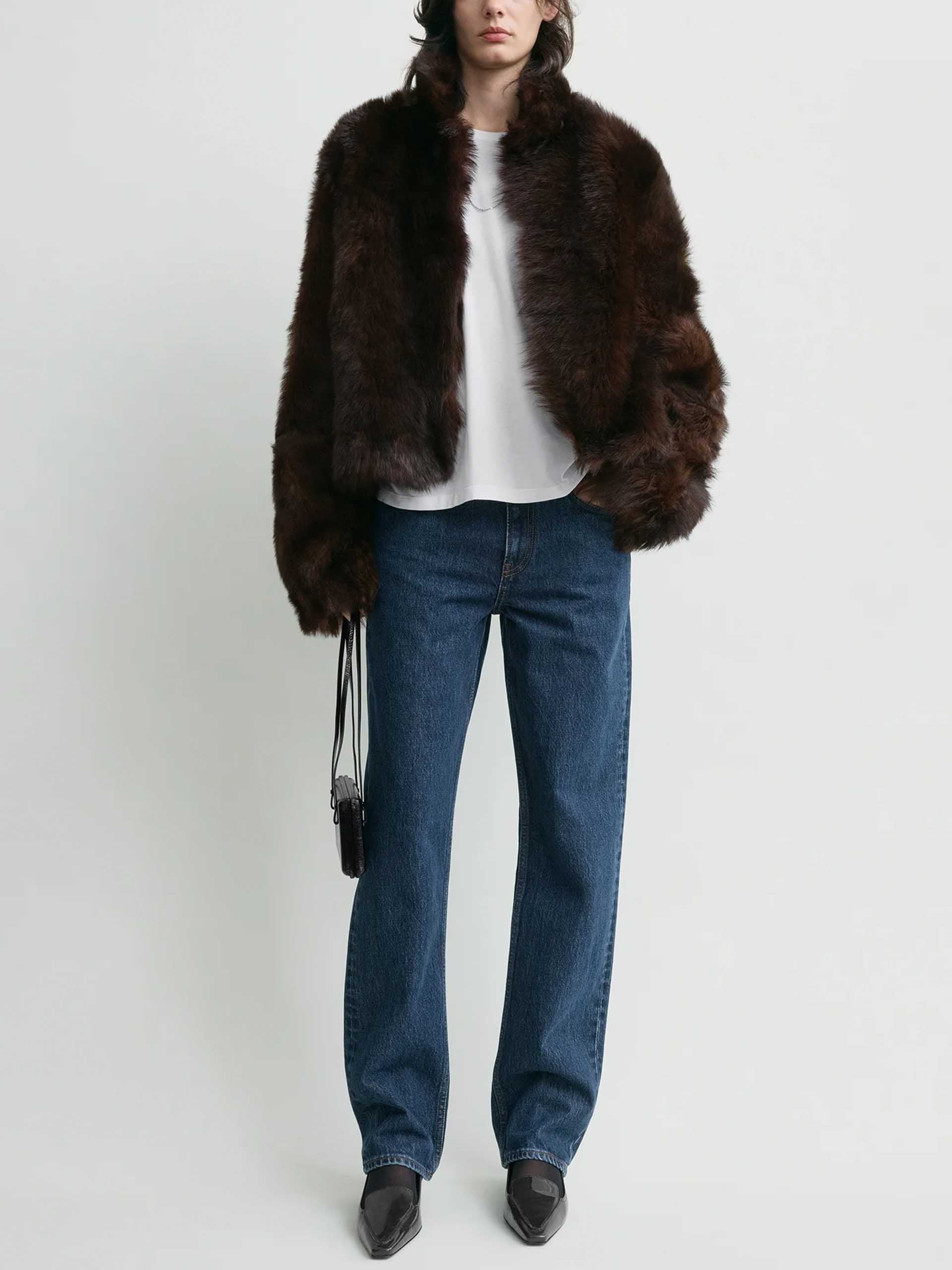 TOTEME - Shearling-Bomberjacke für Damen